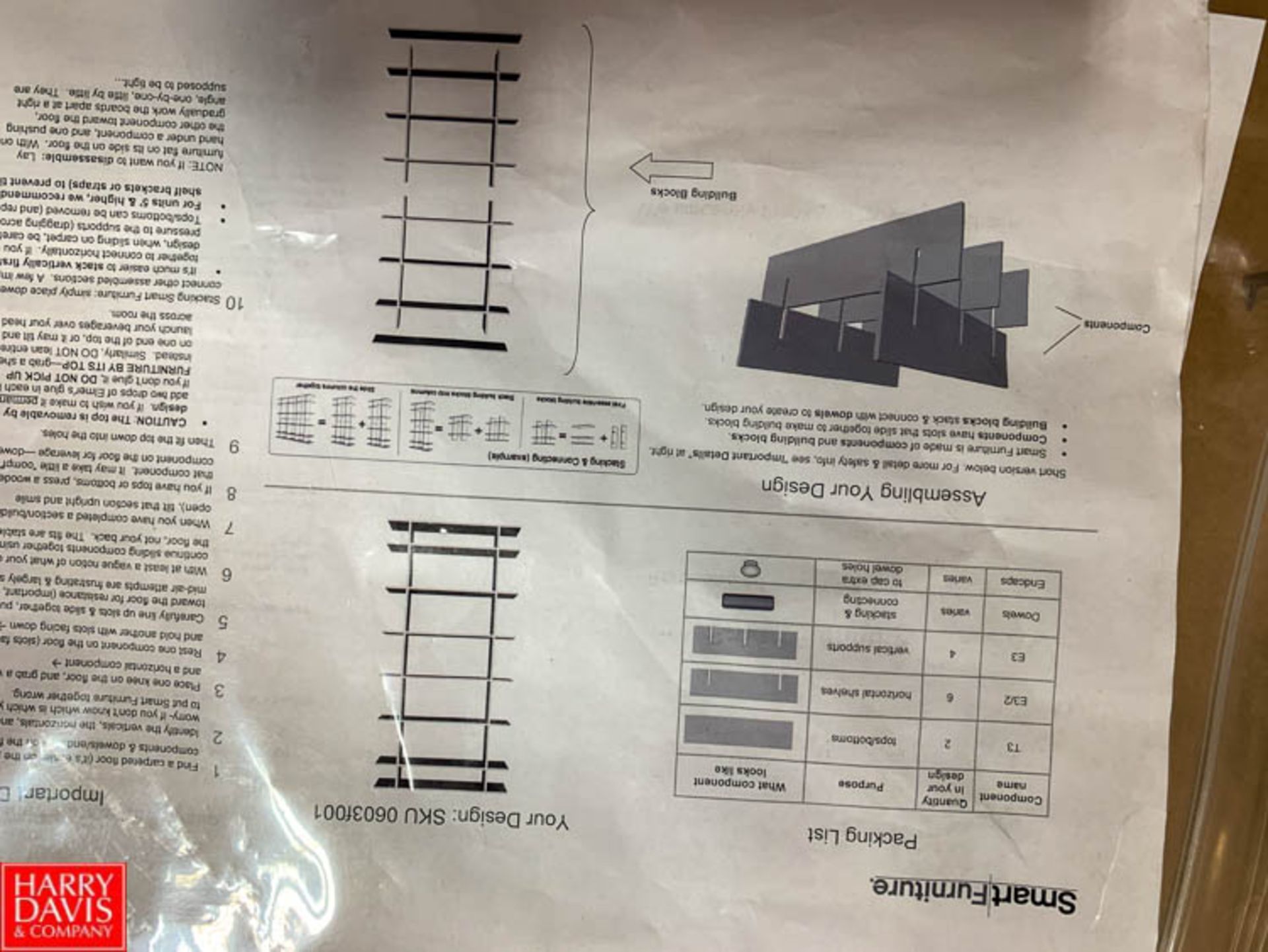 Smart Furniture Tradeshow Shelving Display Unit, Color = Maple Rigging Fee: $30