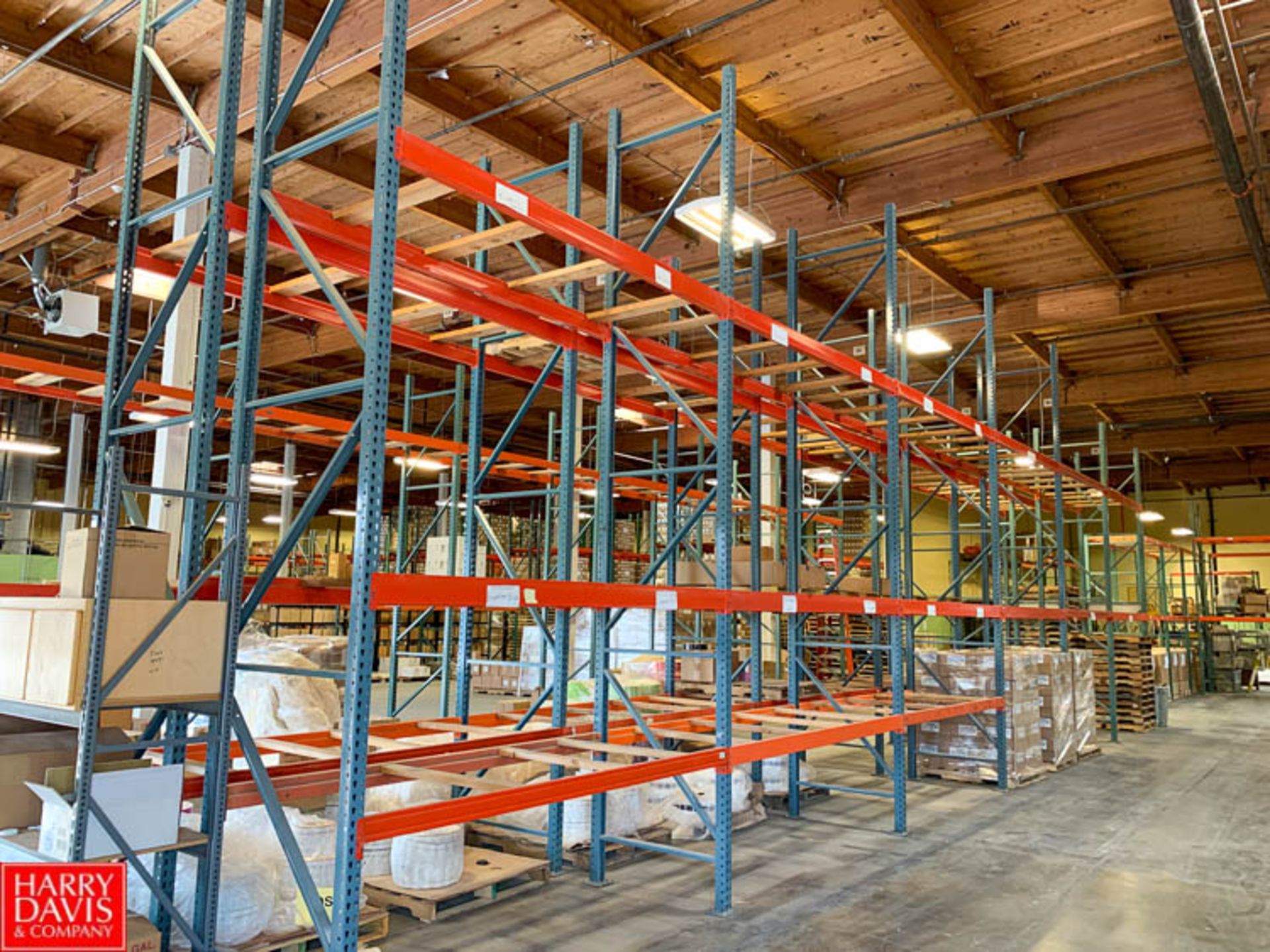 3-High x 1-Deep Medium-Duty Bolt-Type Drive-In Pallet Racking Sections Rigging Fee: $1500