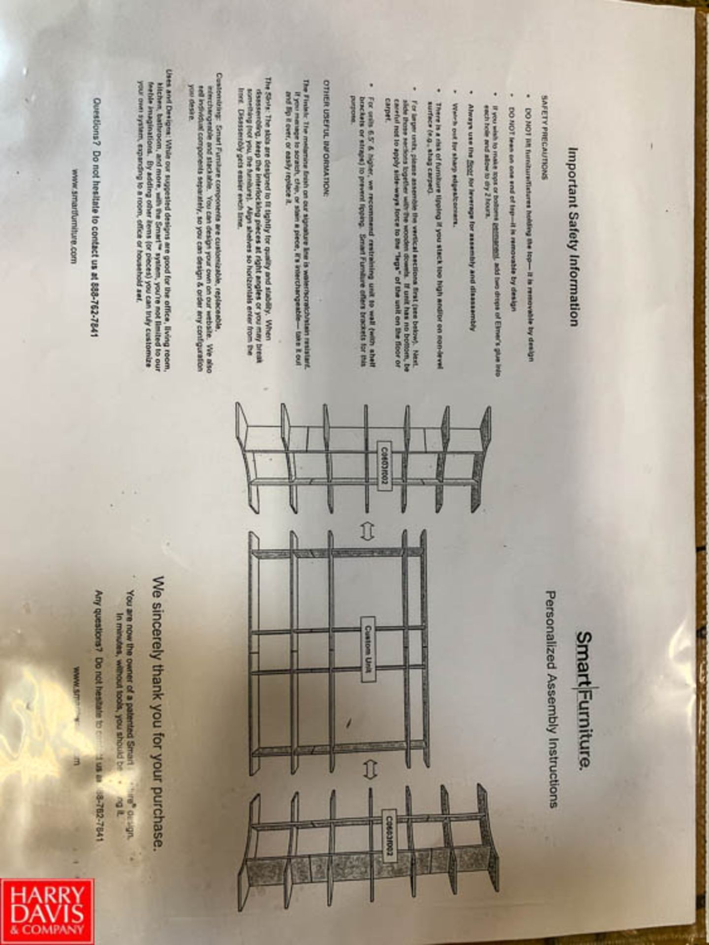 Smart Furniture Tradeshow Shelving Display Unit, Color = Black Rigging Fee: $30