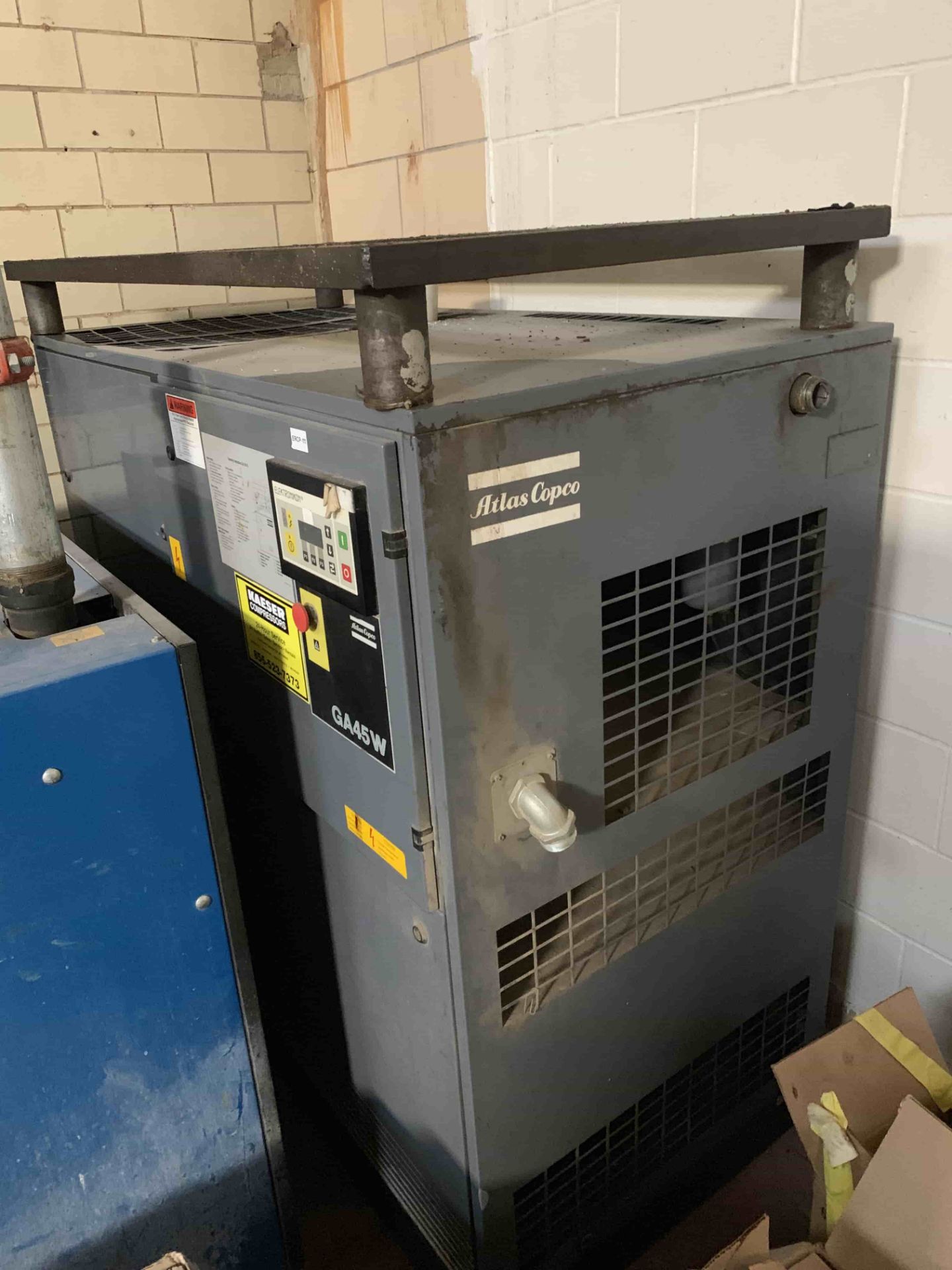 Atlas Copco GA45W Air Compressor **Located in Pine Island, Minnesota Rigging Fee = $150 *LOCATED IN: