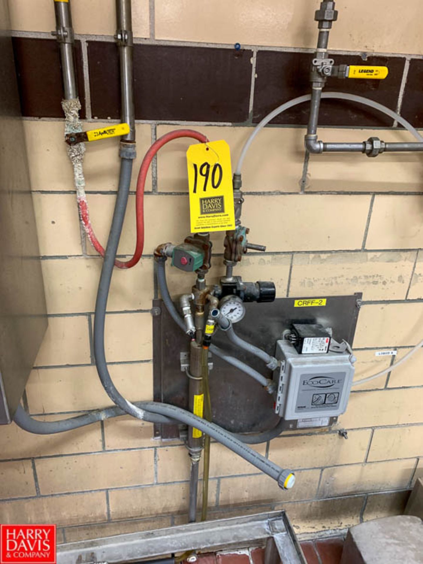 EcoLab Boot Wash Station Rigging Fee: $25 *LOCATED IN: Kiel, Wisconsin