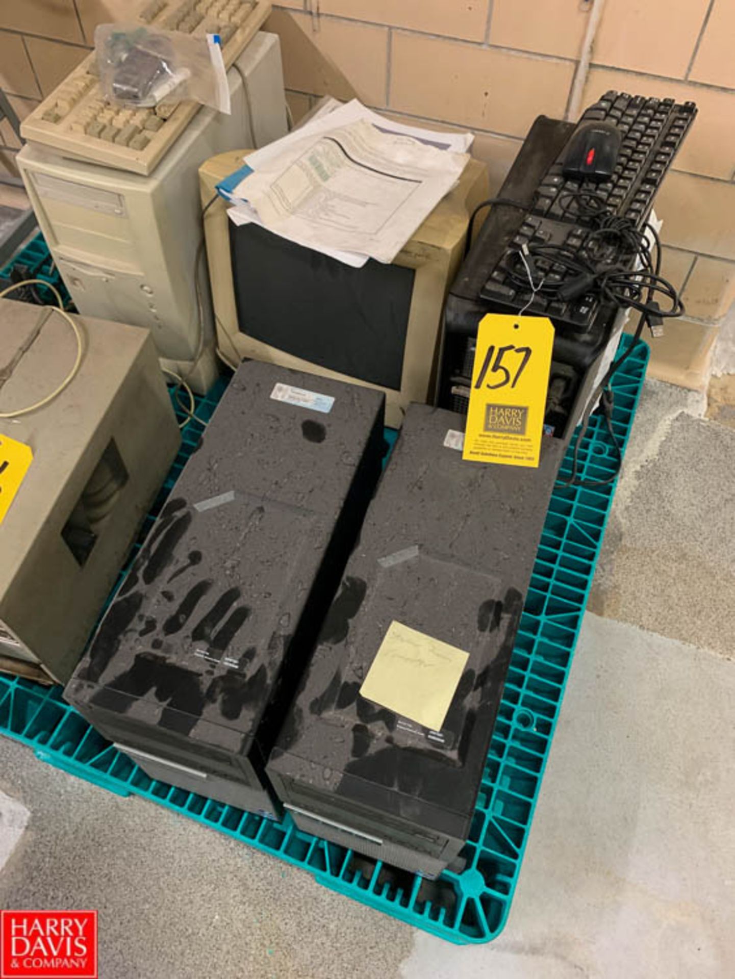(4) Dell CPUs, Monitors and Keyboards Rigging Fee: $50 *LOCATED IN: Kiel, Wisconsin