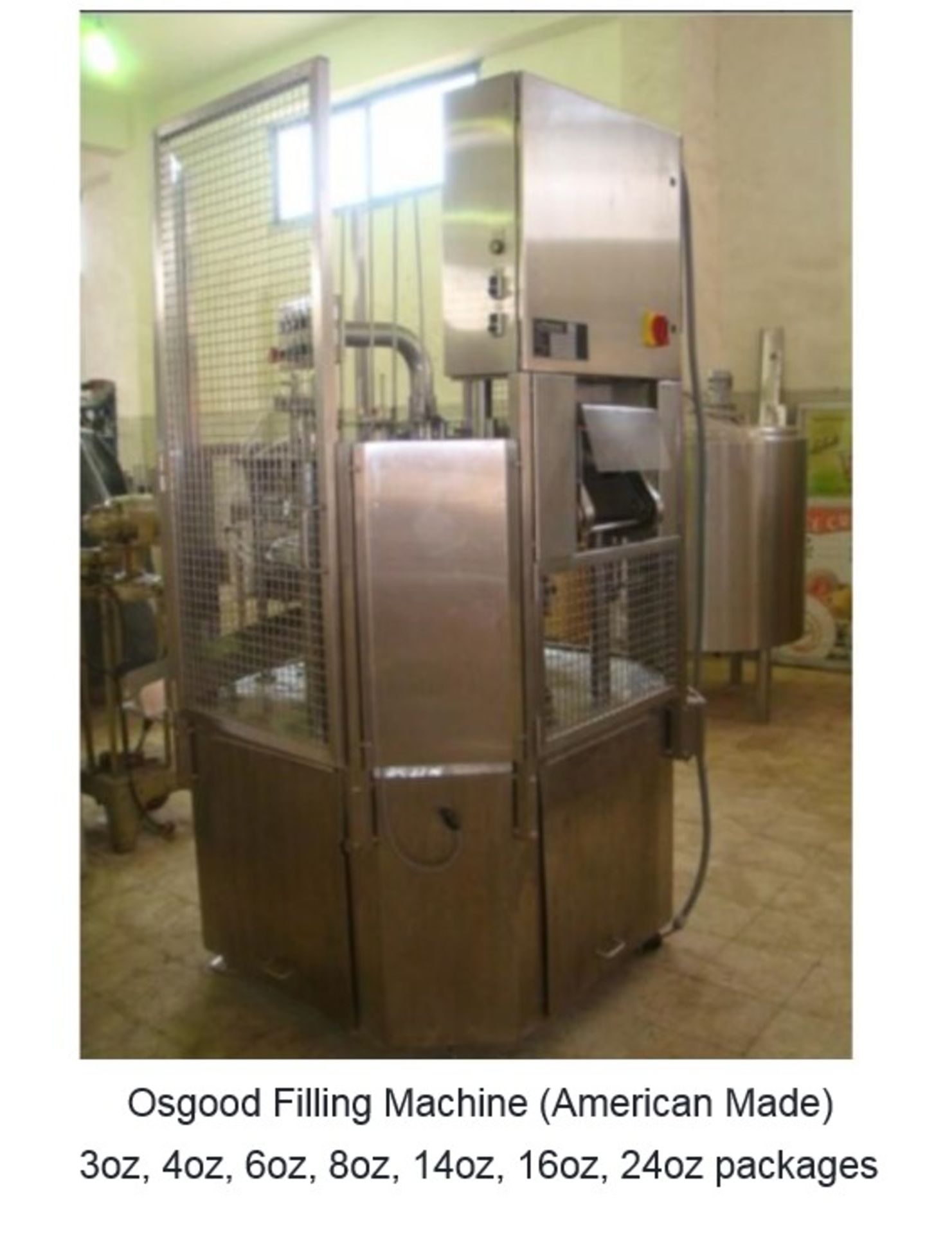 Osgood Rotary Cup Filler Location: Long Island City, New York Rigging Prices: $250