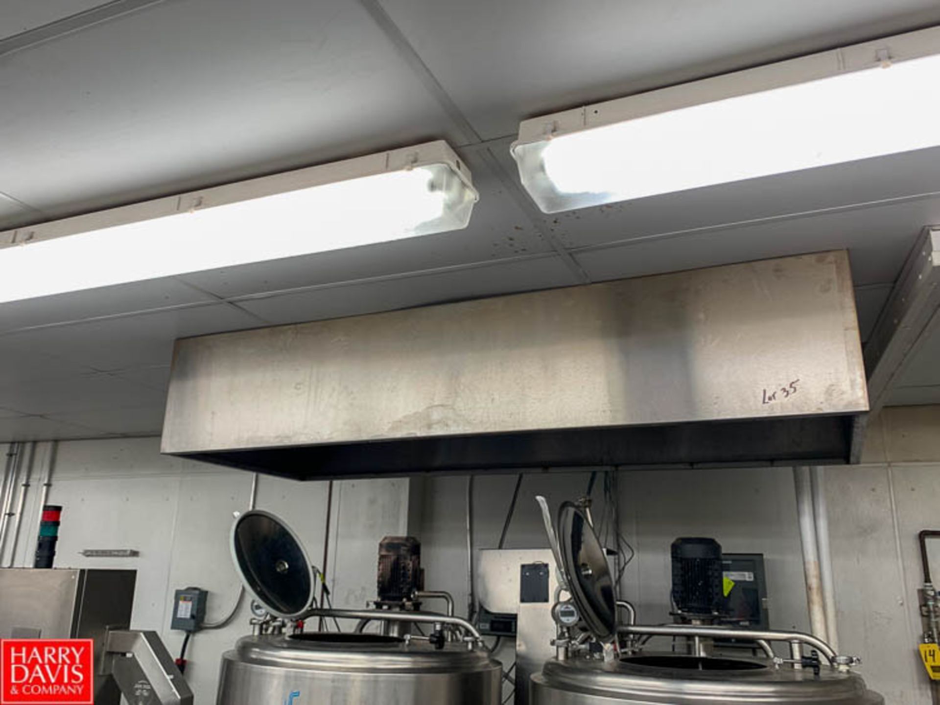 36" x 96" S/S Exhaust Hood Location: Long Island City, New York Rigging Prices: $400