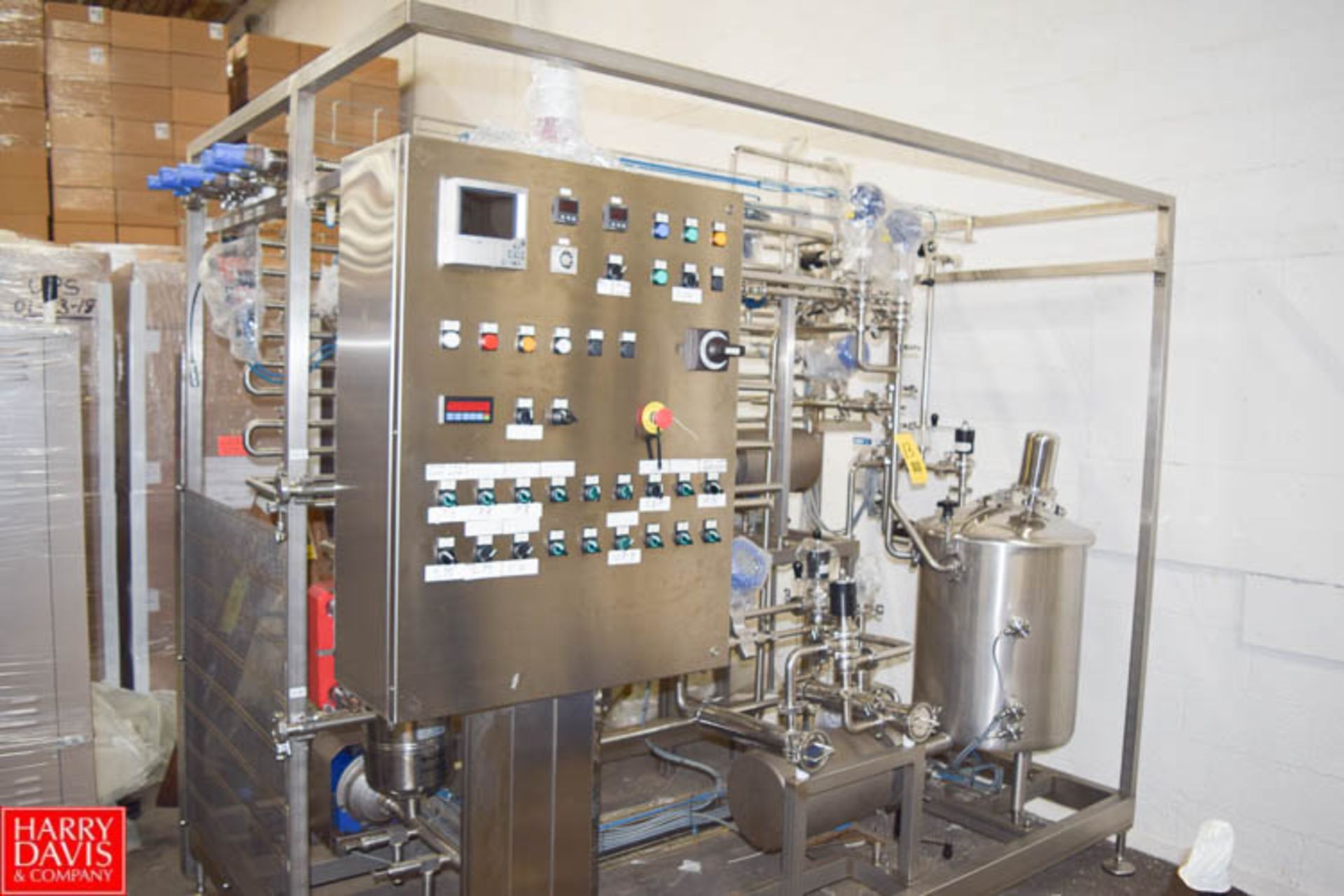 2011 Technogel 1,200 Liter Per Hour Skid-Mounted Pasteurizer Model MIXWORKING HTST 1200 Location: