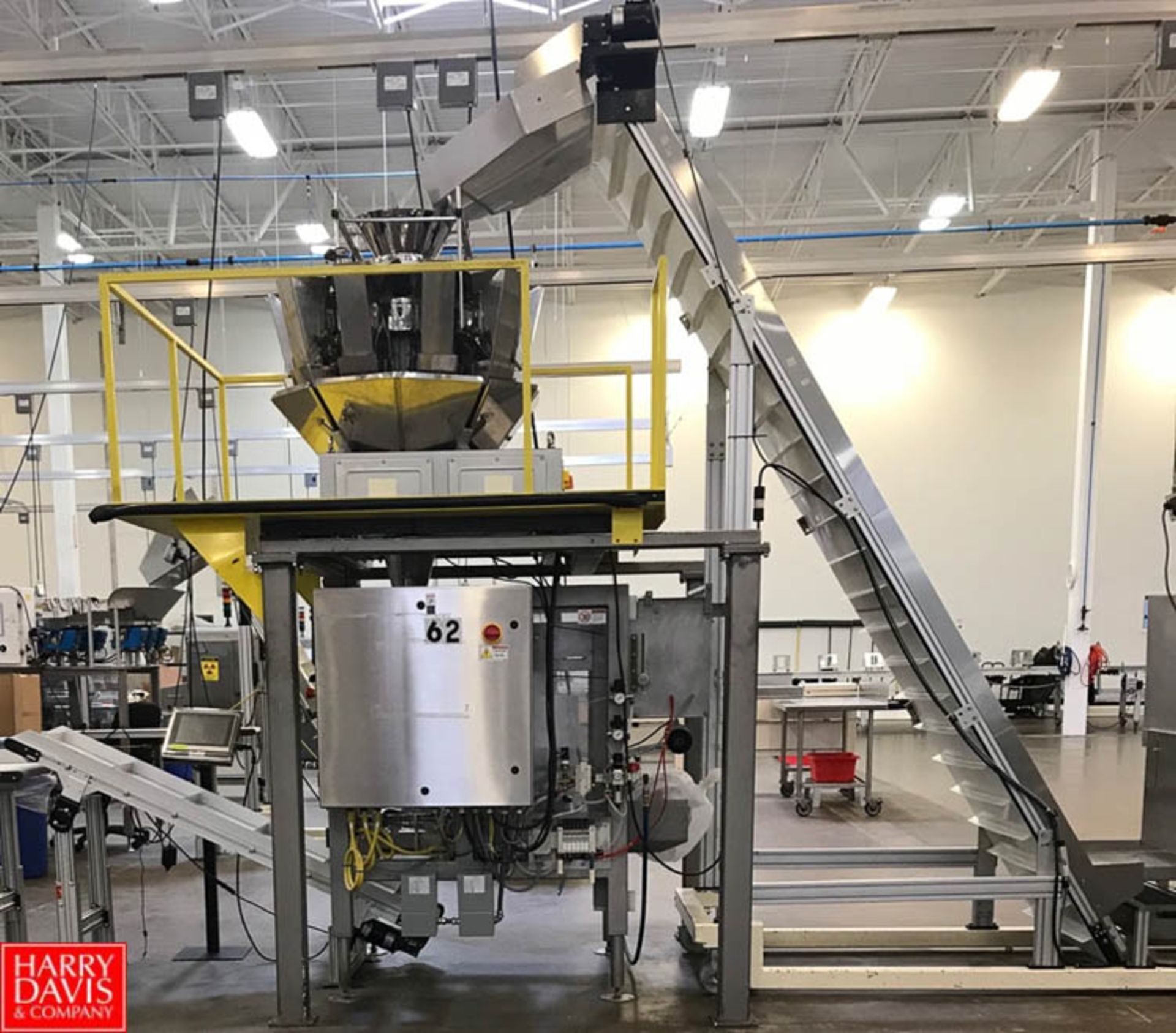 CWS Multihead Weigher with 10 Heads Model CWS10 Combination Scale : SN 20110507 Rigging Fee: $500