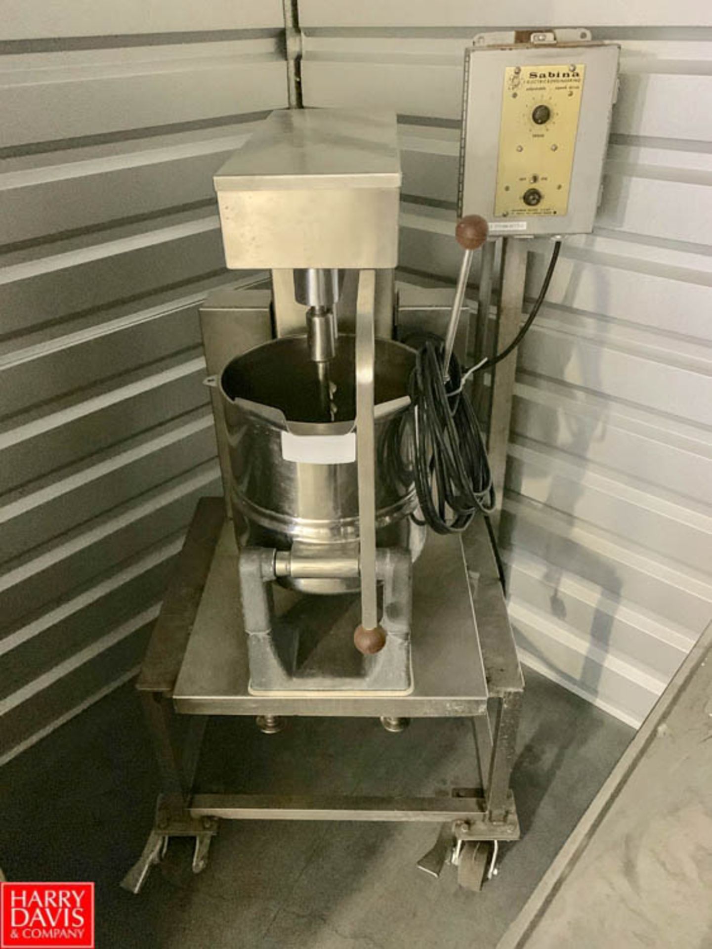 Sabina Electric S/S Kettle with Scrape-Surface Agitation **Item Located in Denver, Colorado