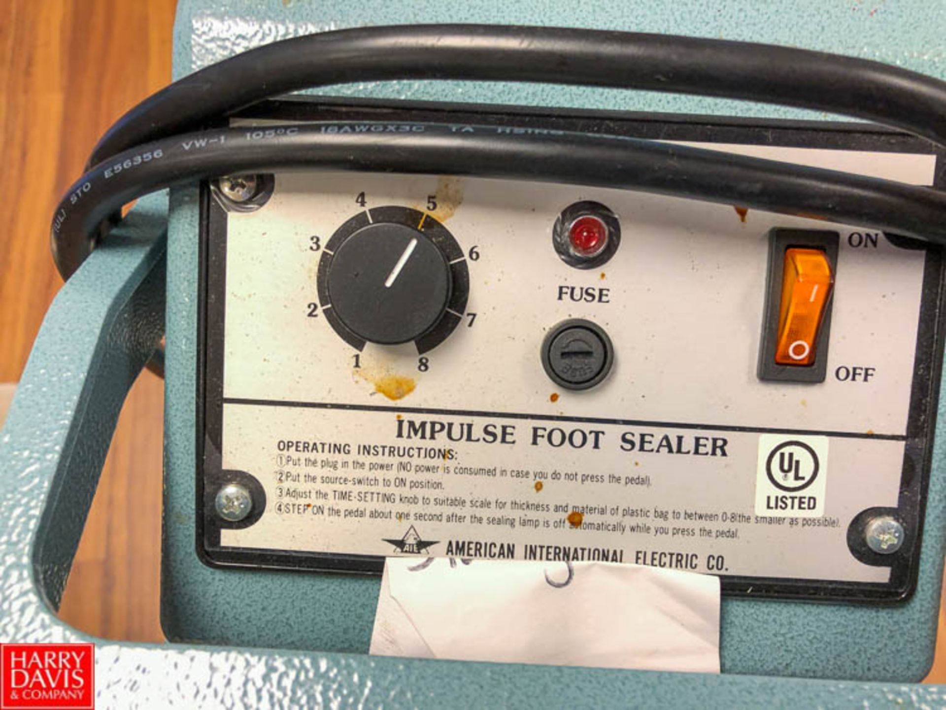 AIE Impulse Foot Sealer and Bag Sealer - Image 2 of 2