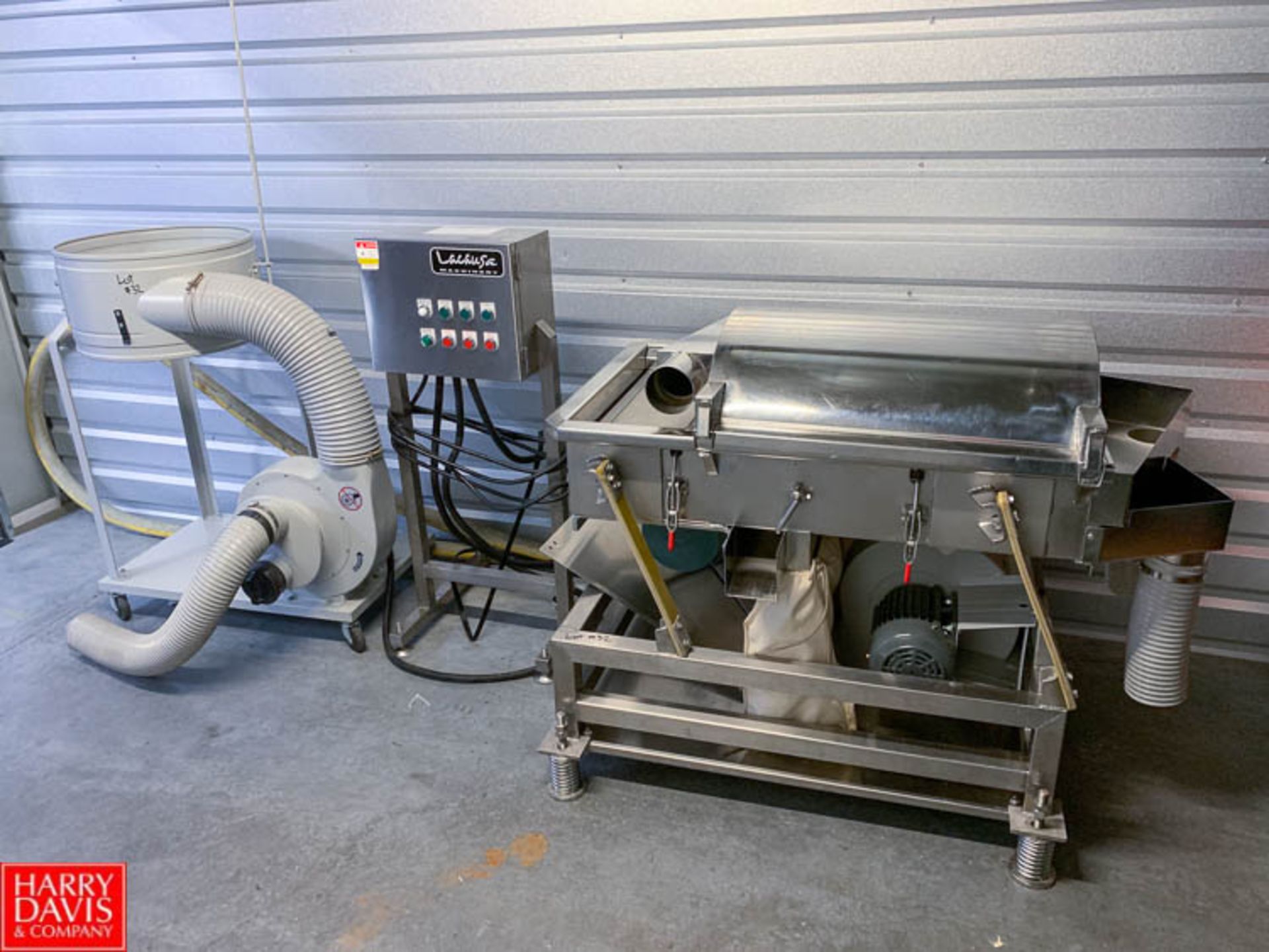 Lacausa Soybean Dehuller System with Blower and Controls **Item Located in Denver, Colorado