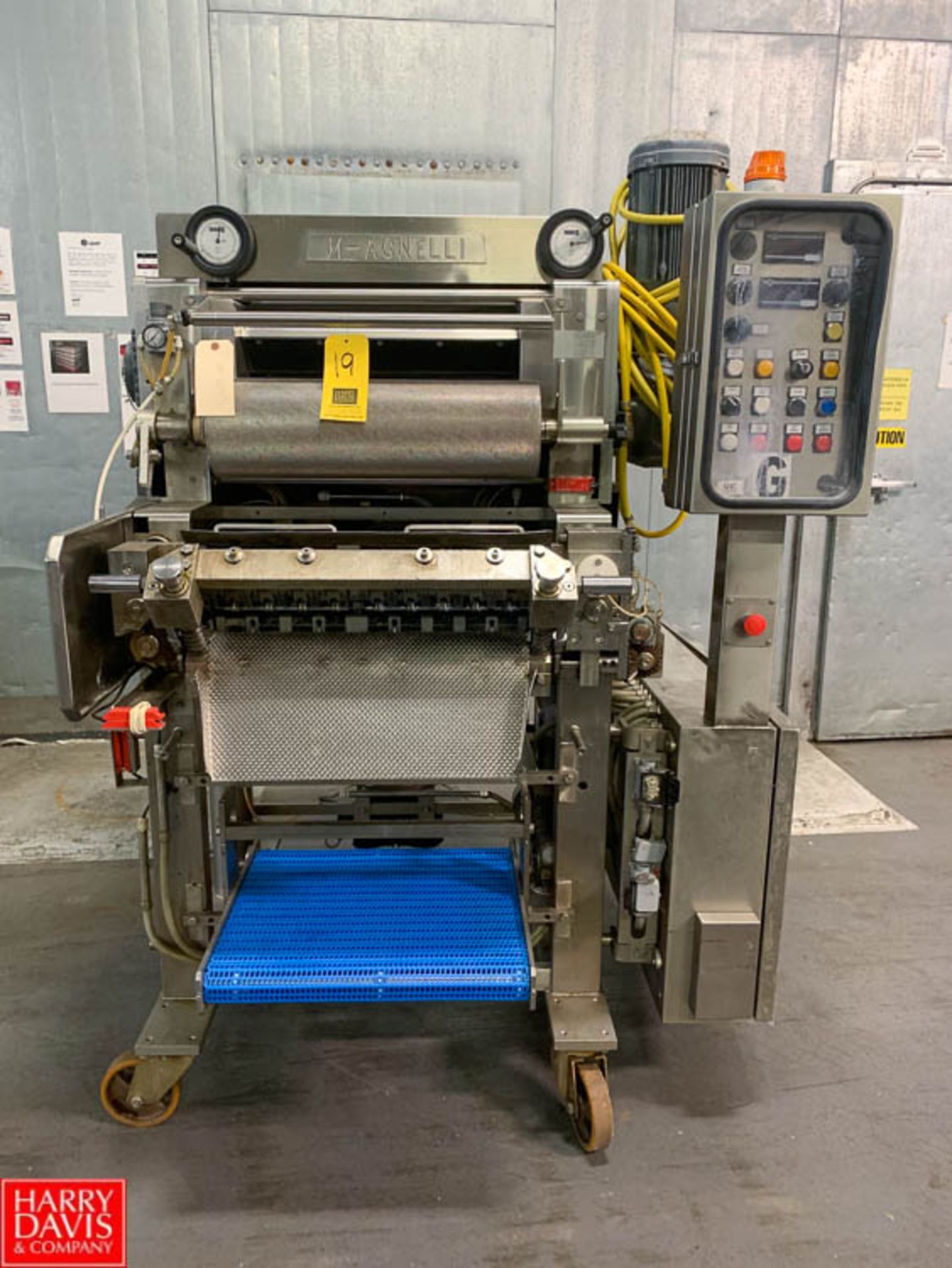 2013 Agnelli Tortellini Machine Model A540 : SN S902.066, with S/S Frame Scrap Conveyor Rigging Fee: