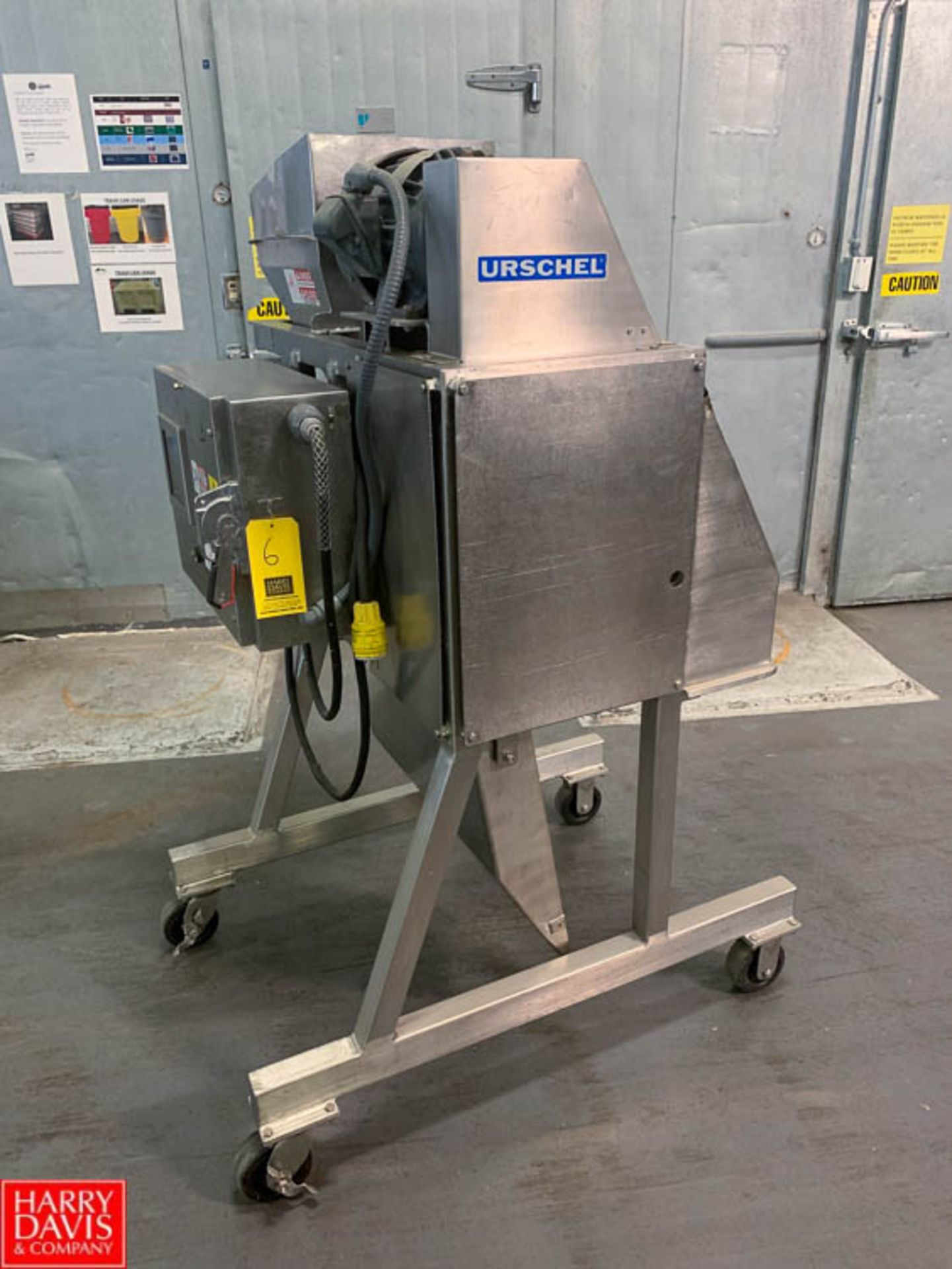 Urschel Dicer Model RA-D : SN 2453 Rigging Fee: $100