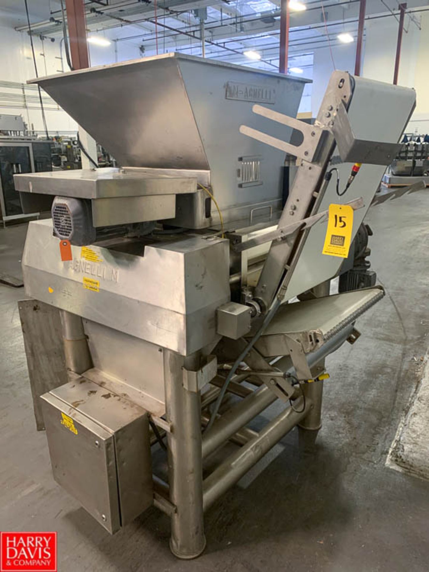 Agnelli Double Sheeter Model A540 : SN S905N323 Rigging Fee: $200 - Image 3 of 3