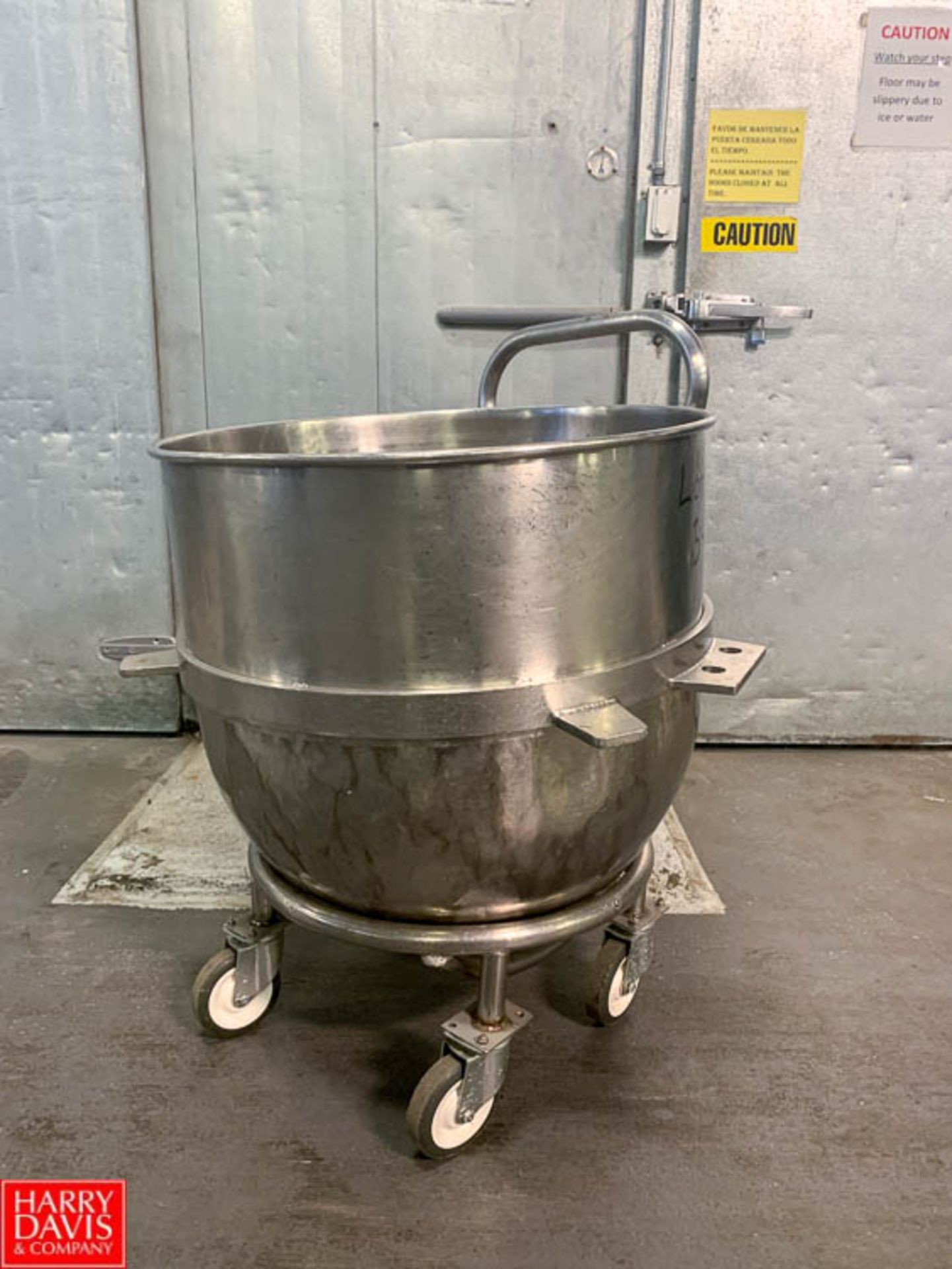 Dynasty Filling S/S Mixer Bowls, each with S/S Cart Rigging Fee: $100