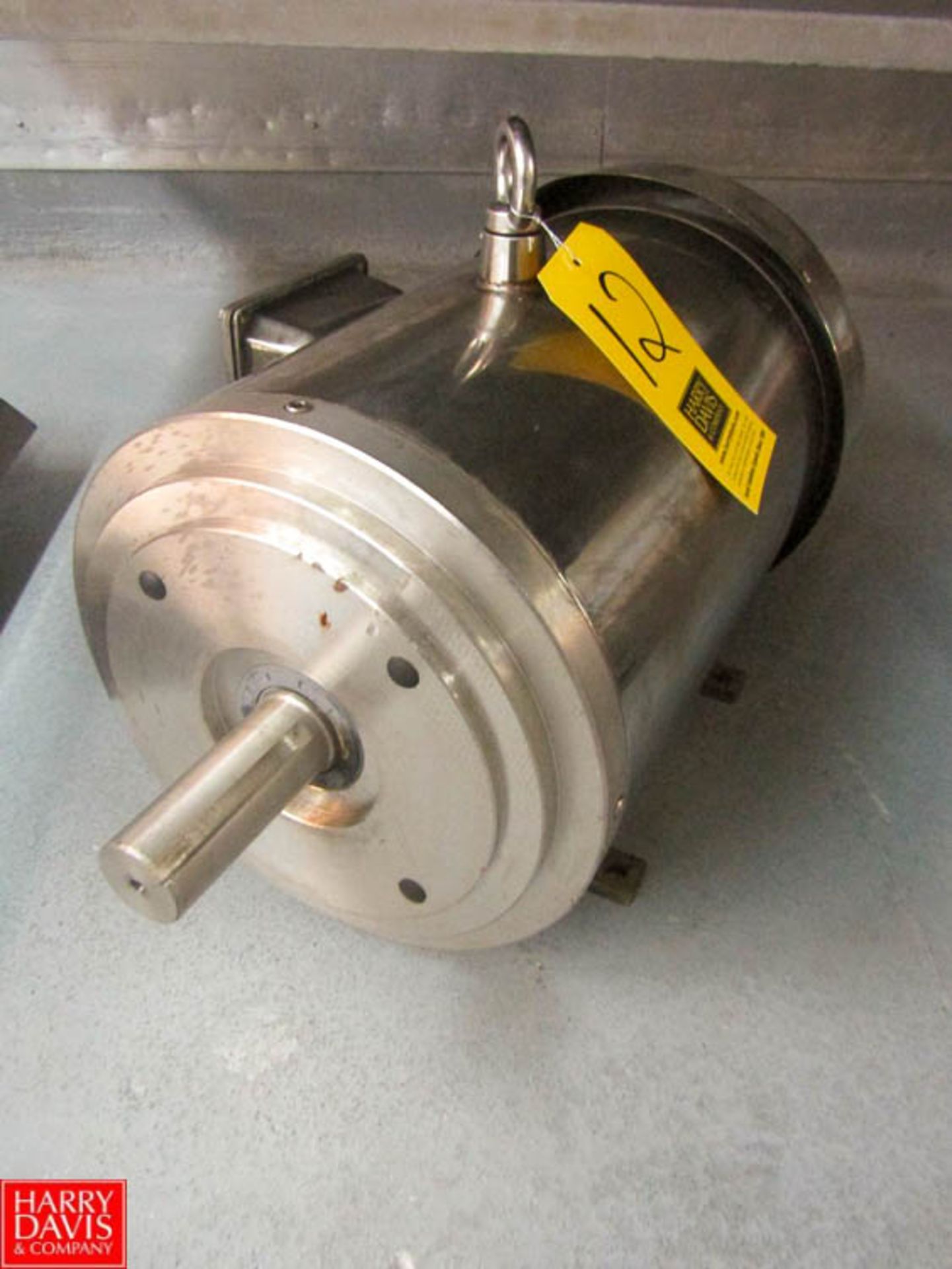 NEW North American Electric S/S Clad 15 HP Motor 3 540 RPM Model SS254TC15M-2 Rigging Fee: $ 30