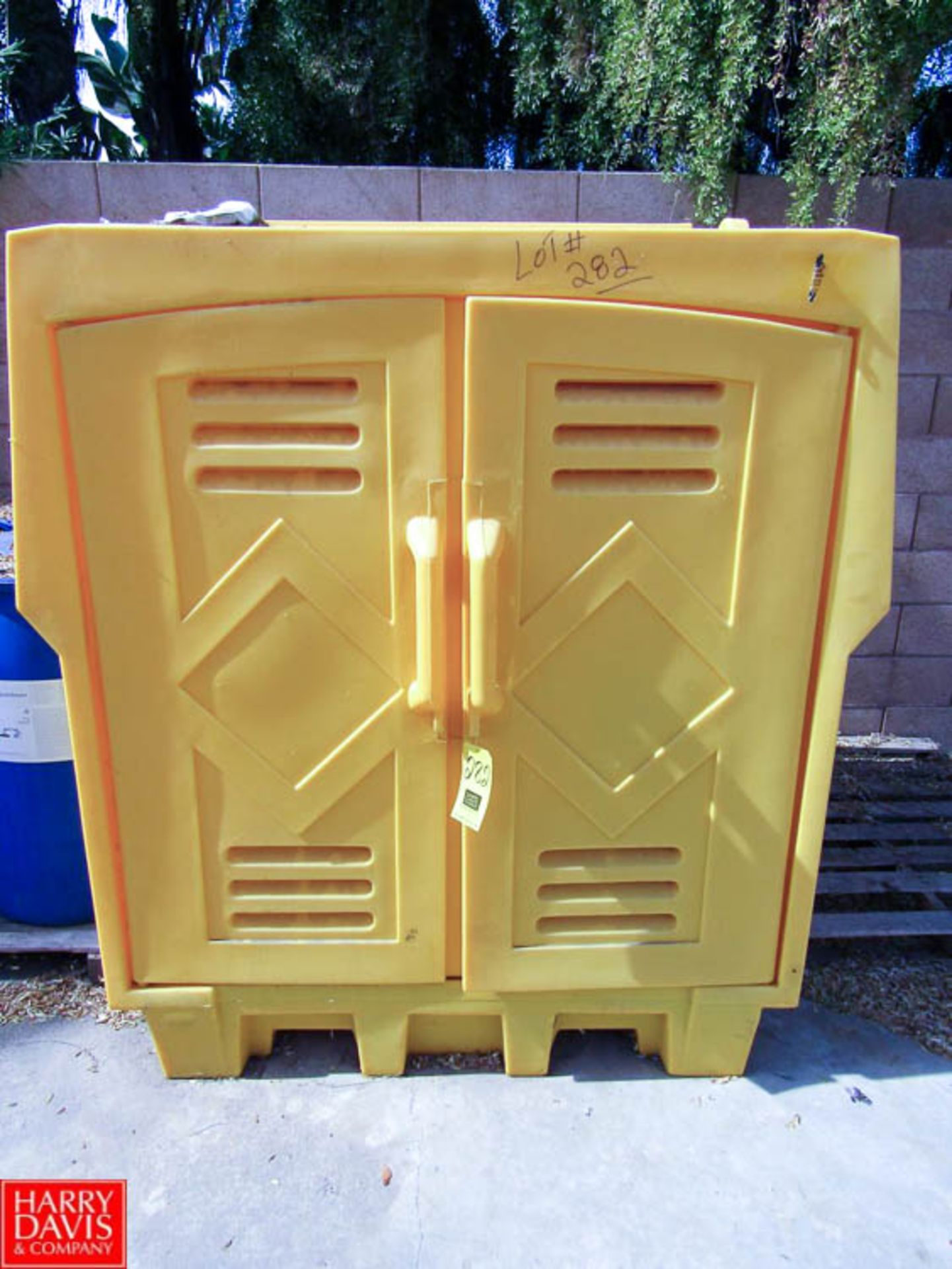 Eagle Outdoor Chemical Storage Building Model 1649 (4) 55-Gallon Drum Capacity Rigging Fee: $ 25