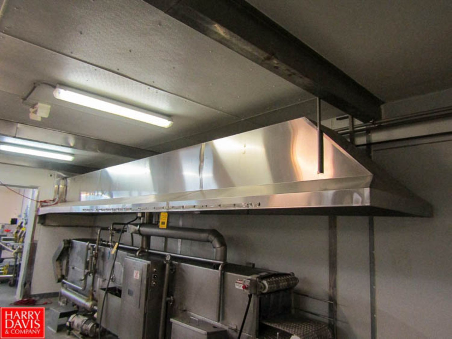 S/S Exhaust Hood Dimensions = 23' x 4' Rigging Fee: $ 300