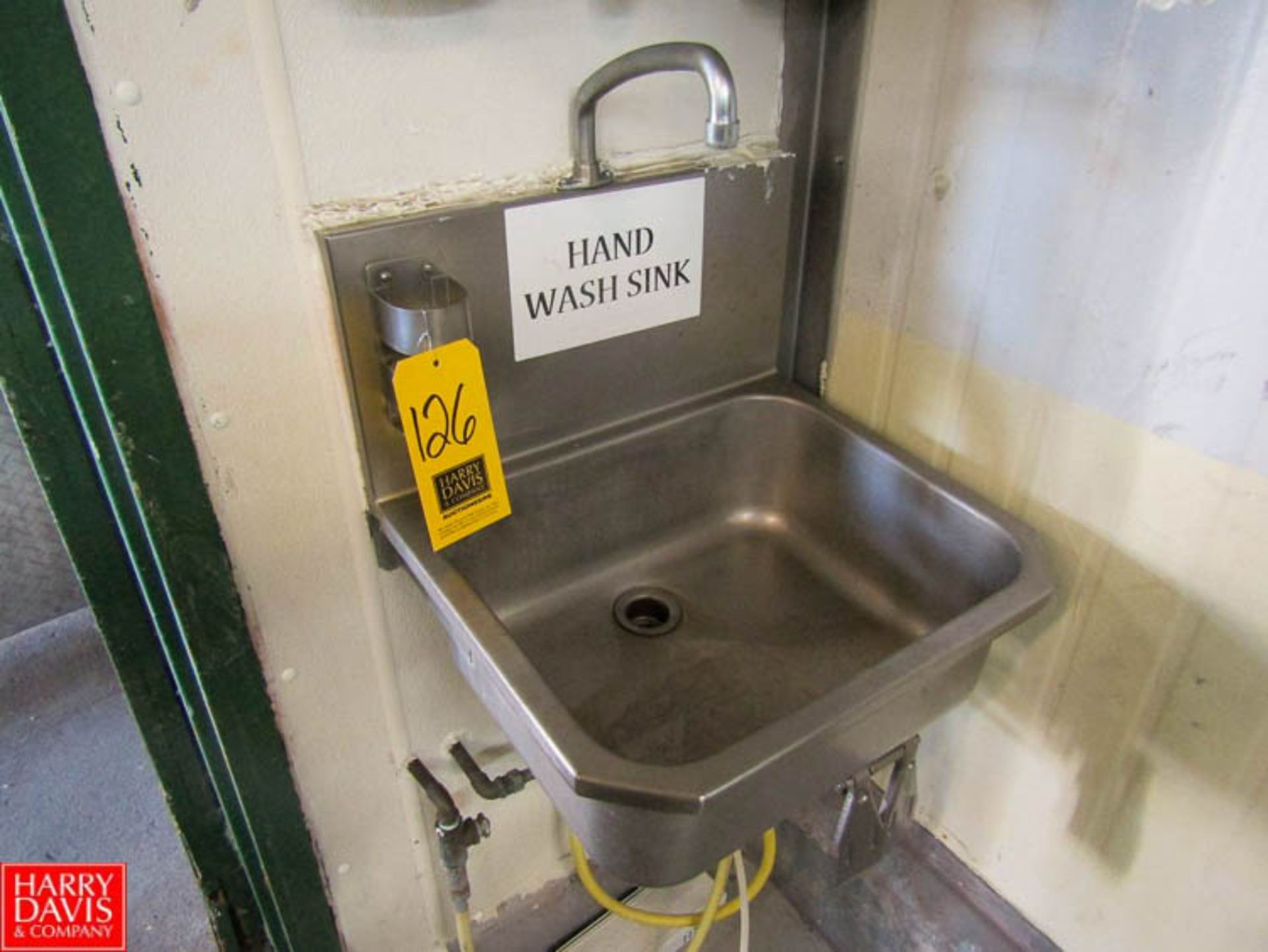 S/S Hand Wash Sink Rigging Fee: $ 25