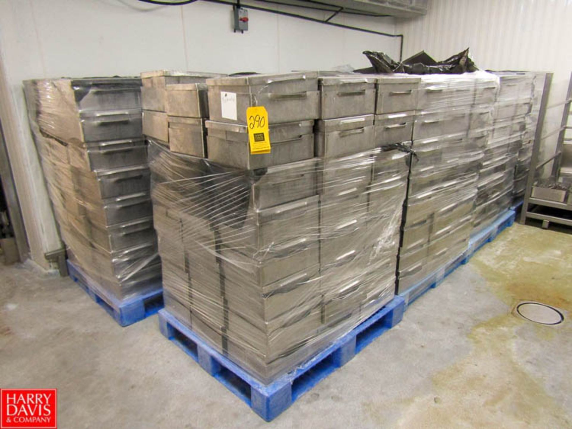 S/S Cheese Mold Boxes Dimensions = 14" x 12" x 7" Rigging Fee: $ 200