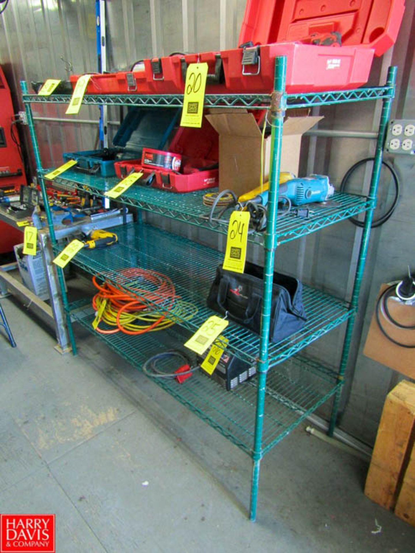 4-Tier Wire Rack Dimensions = 5' x 2' Rigging Fee: $ 25