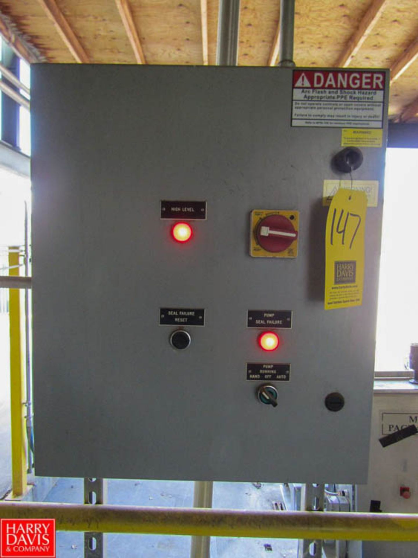 Steel Electrical Enclosure with Pump Drive Rigging Fee: $ 75