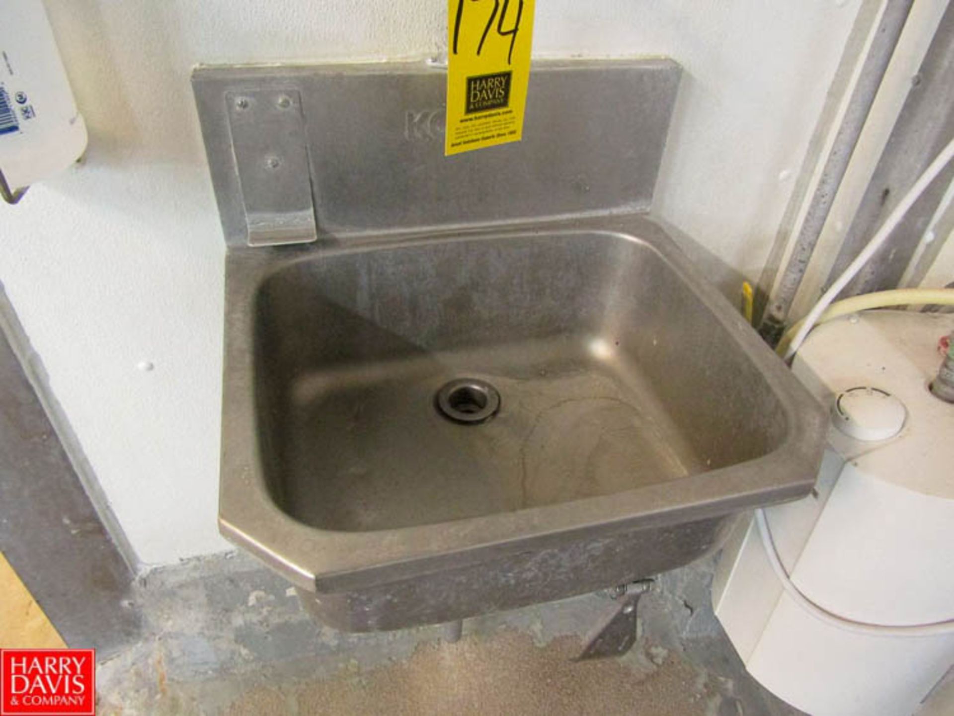 S/S Hand Wash Sink Rigging Fee: $ 25