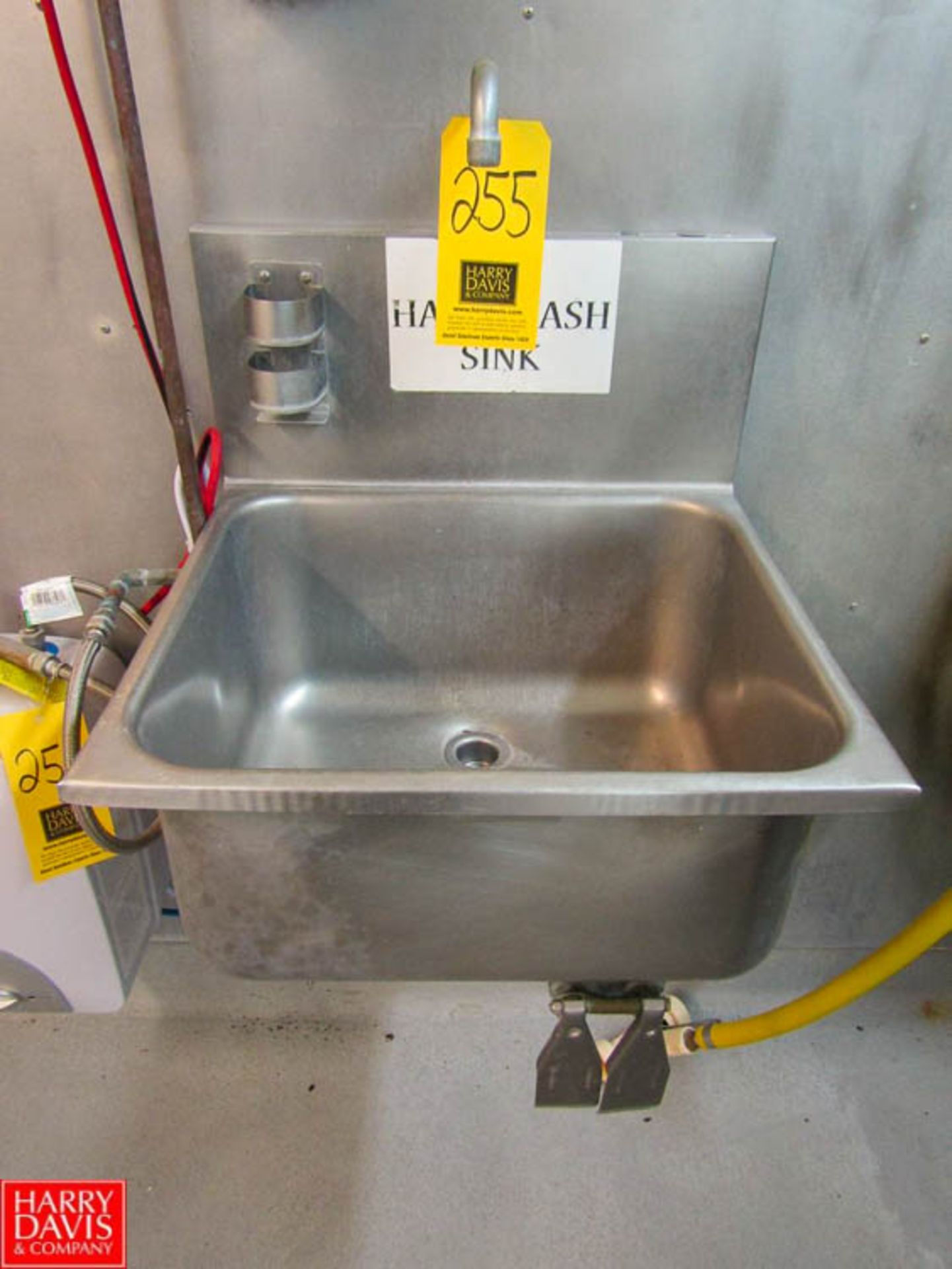 S/S Hand Wash Sink Rigging Fee: $ 25