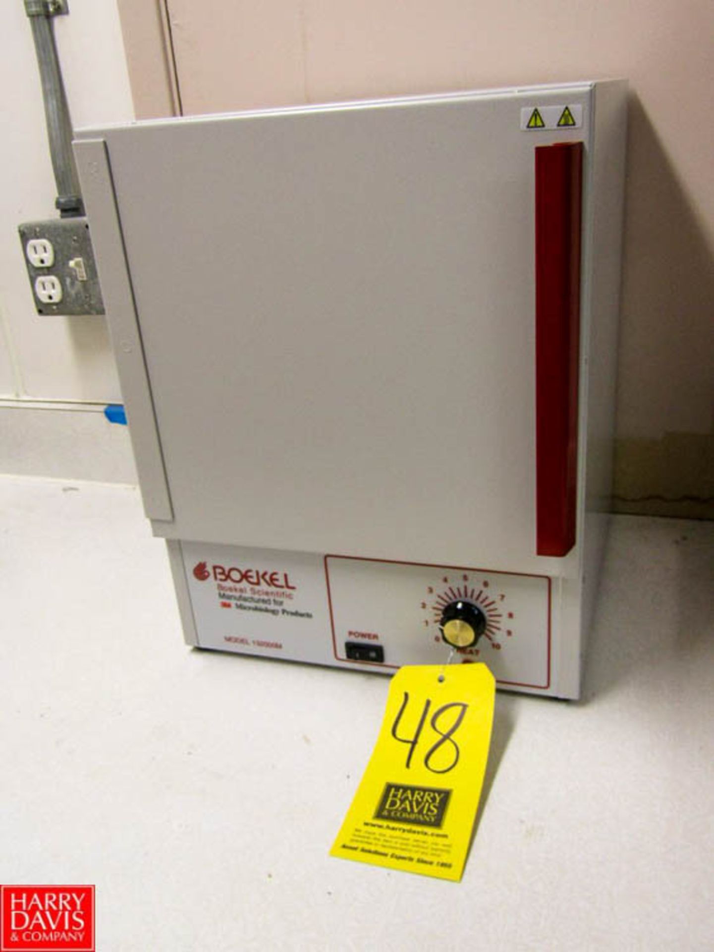 Boekel Scientific Analog Benchtop Incubator Model 132000M Rigging Fee: $ 50