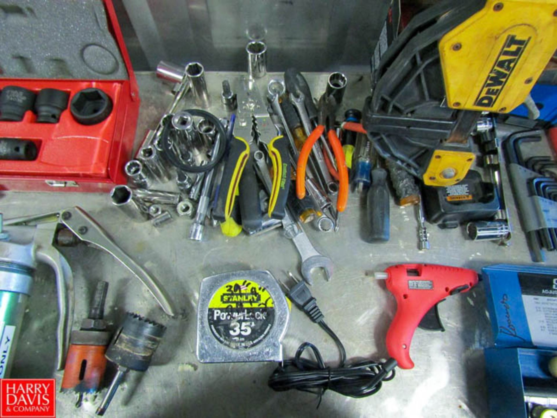 Assorted Hand Tools Including: Sockets Slip Joint Pliers Klein Model MM300 Multimeter Zircon Stud - Image 4 of 6