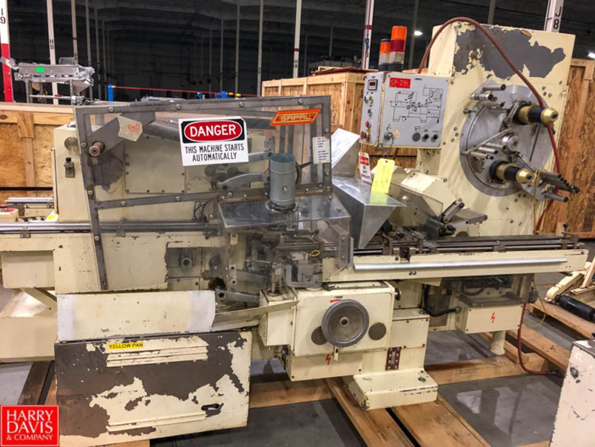 Sapal Chocolate Wrapping Line, Model DP-3, S/N 10654 Rigging Fee: $150 - Image 2 of 3