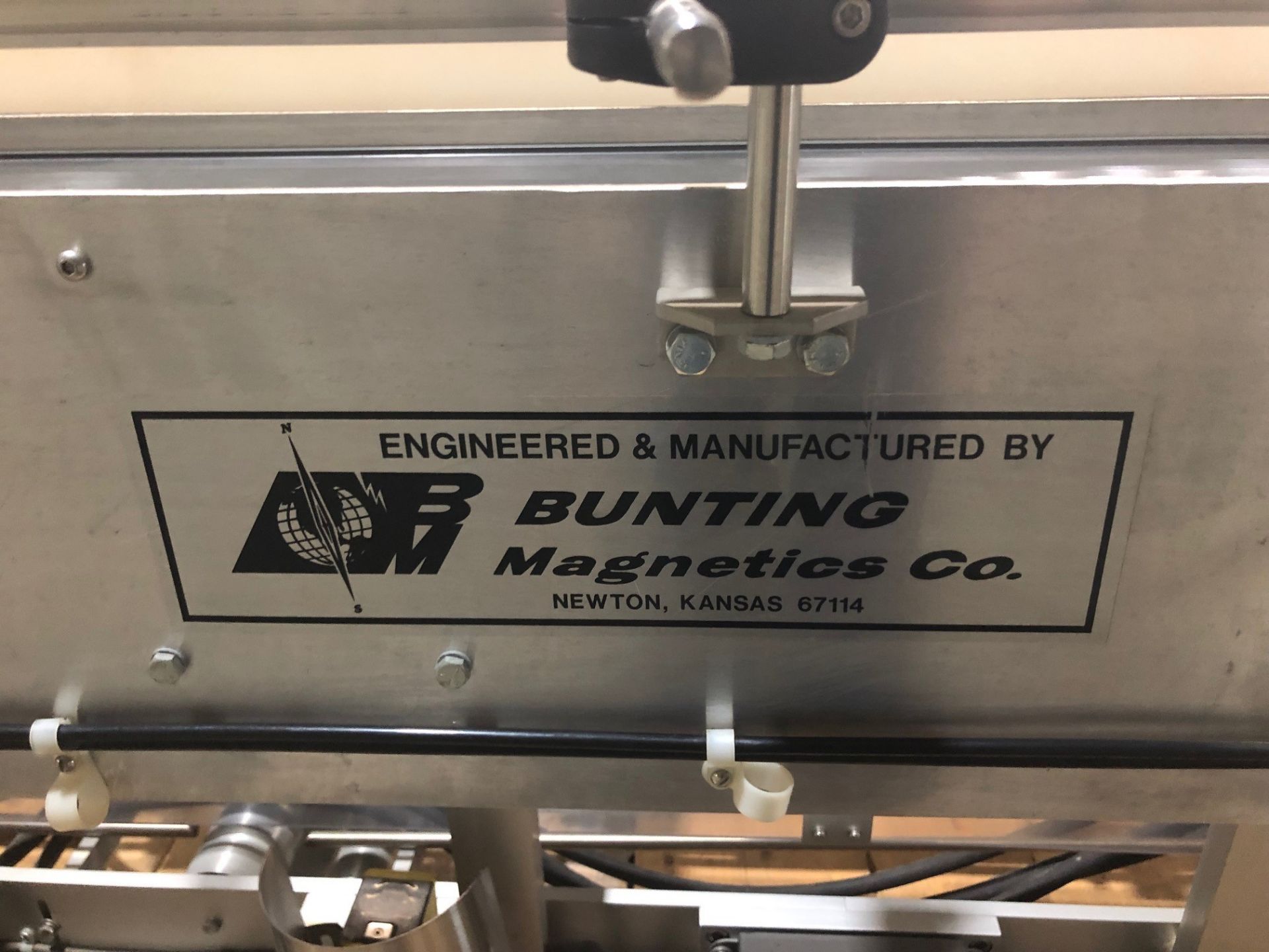 (5 Sections) Bunting Magnetics Company Product Conveyor Rigging Fee: $75 - Image 2 of 7