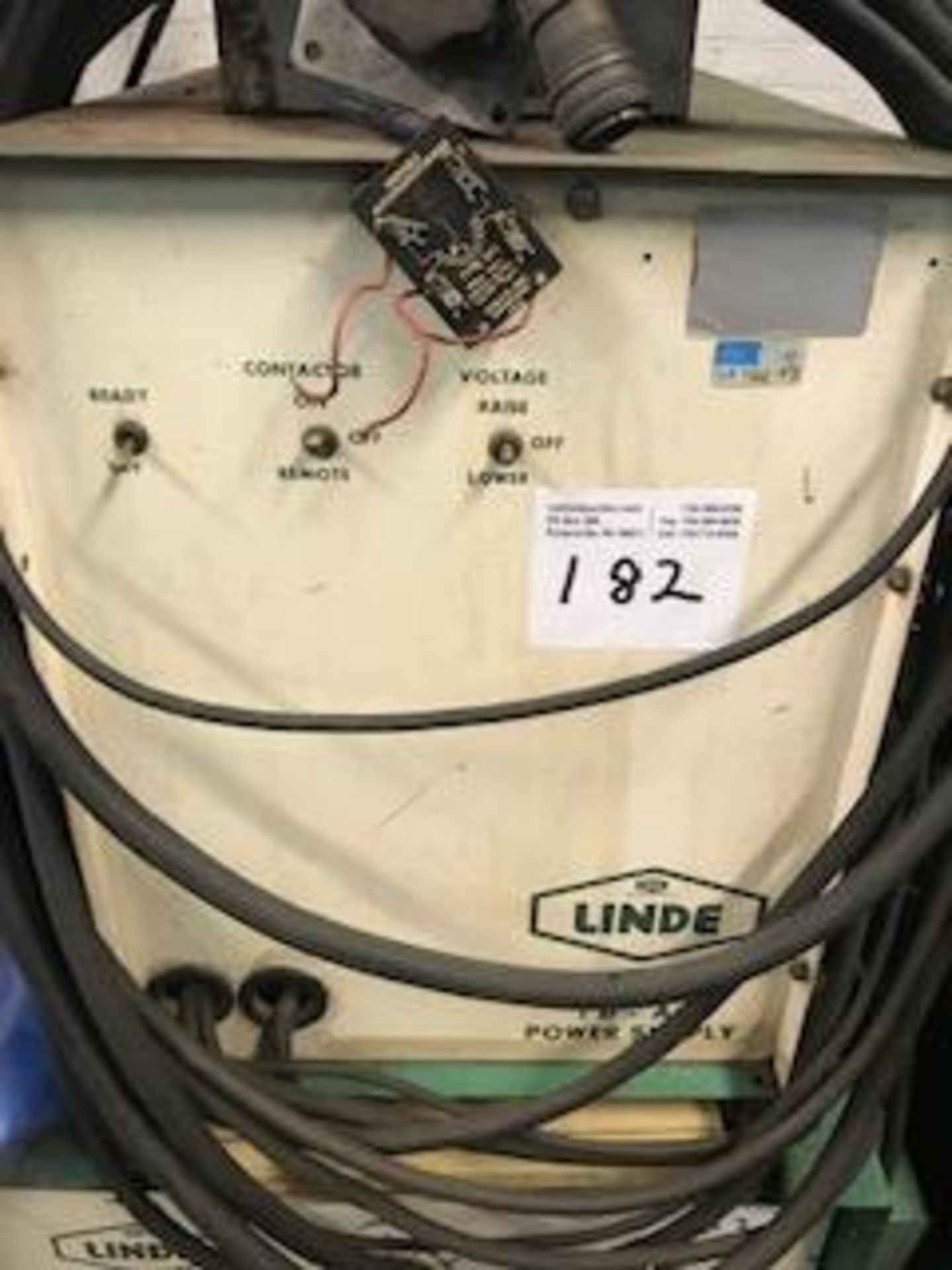 LINDE VAC 250 10-AC POWER SUPPLY S# B 81-A-27039