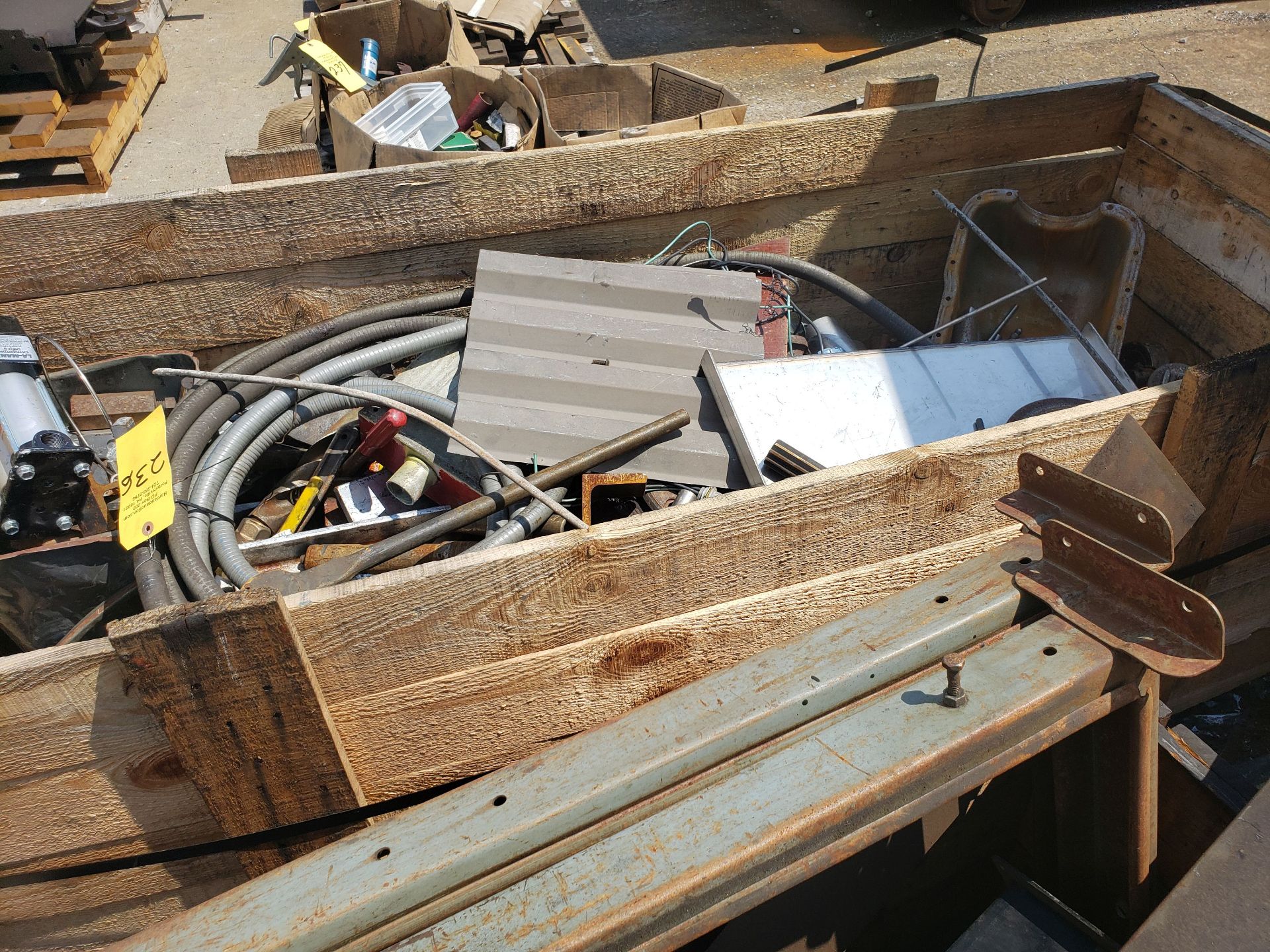 6 SKIDS/BINS OF SHAFTS, MISC PARTS, METALS - Image 6 of 6