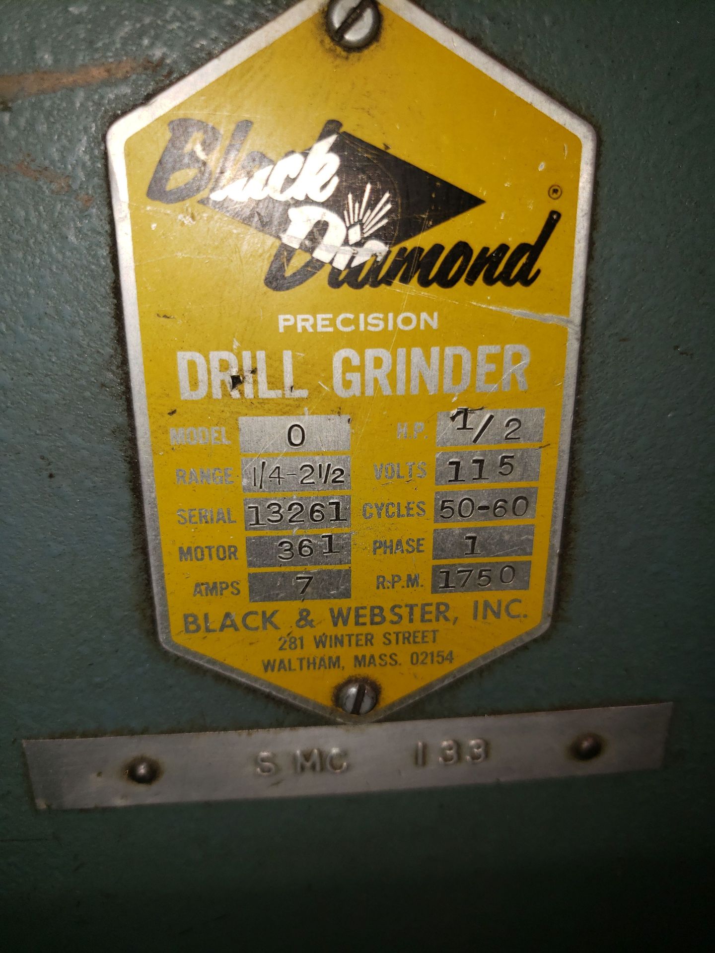 BLACK DIAMOND PRECISION DRILL GRINDER - Image 3 of 3