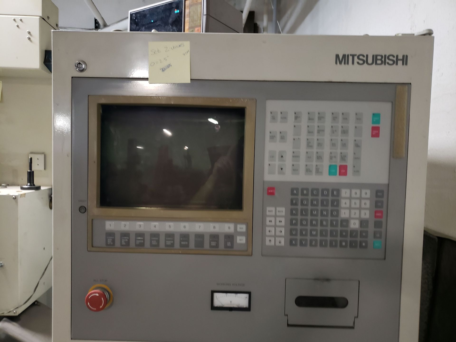 MITSUBISHI DWC-110HA EDM SN 5111L426, MFG 10-91, COMPLETE MACHINE, RUNS WELL - Image 2 of 7