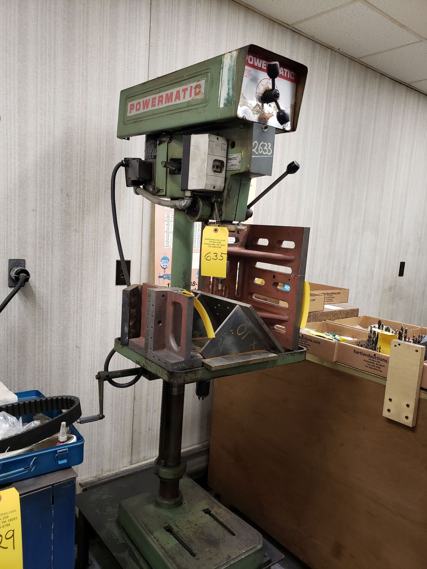 POWERMATIC DRILL PRESS 12X18 TABLE