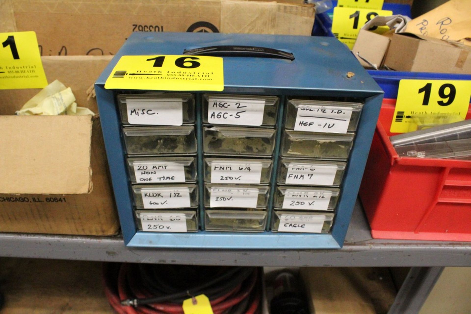 ASSORTED FUSES IN PARTS BIN