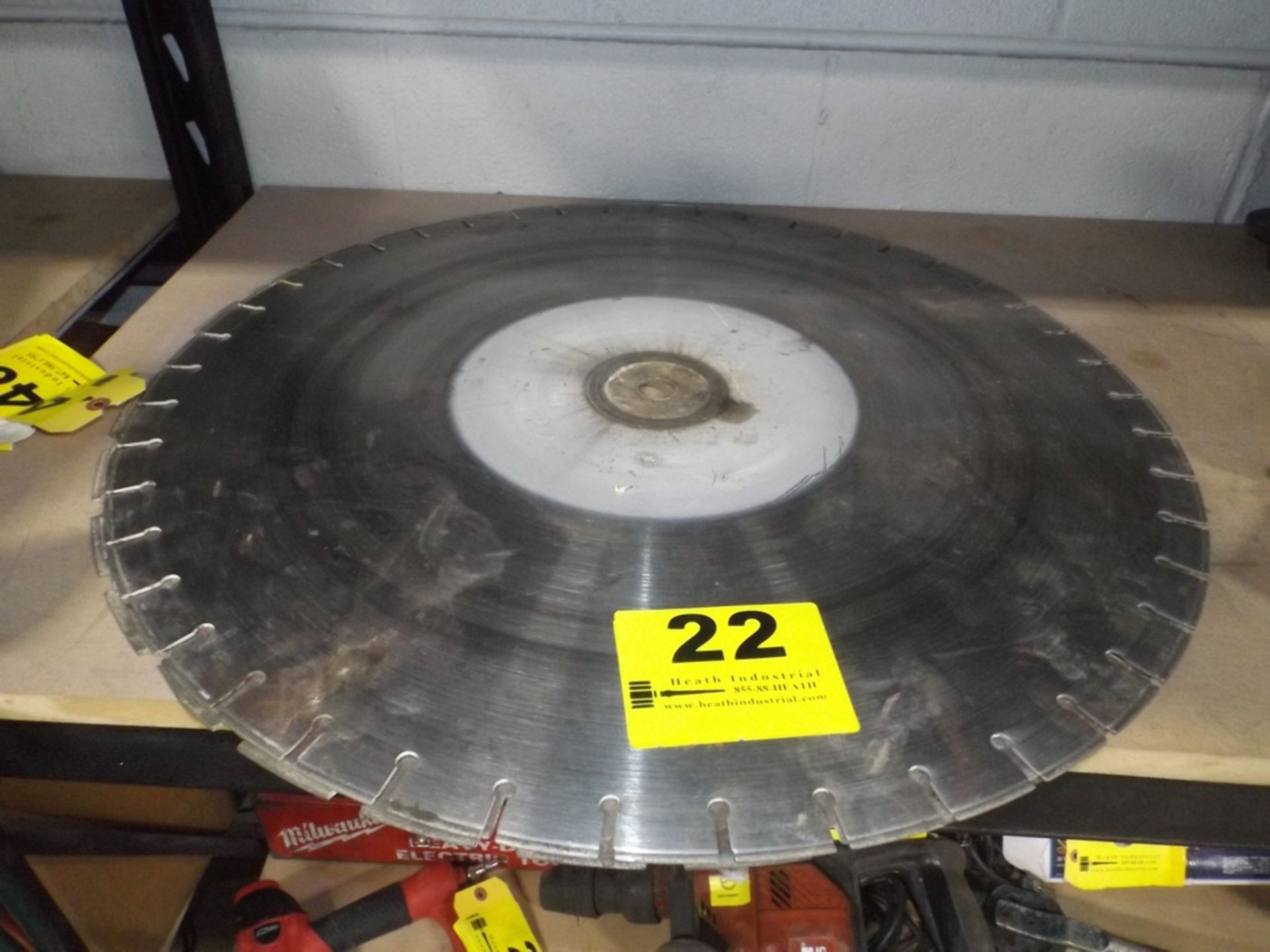 (2) LARGE CONCRETE BLADES, 26"