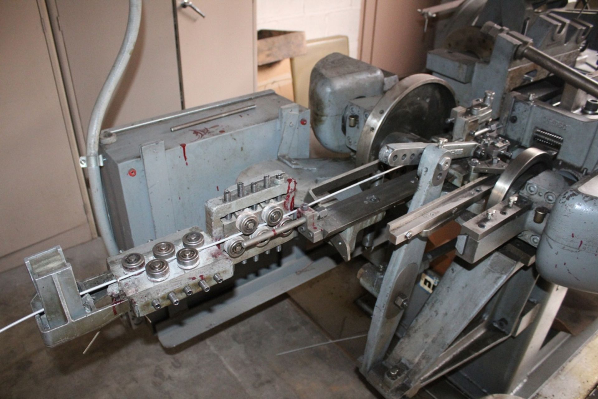 NILSON .187” NO. S-3F FOUR SLIDE FLAT STOCK & WIRE FORMING MACHINE, S/N 113775, 2” STRIP WIDTH, - Image 4 of 7