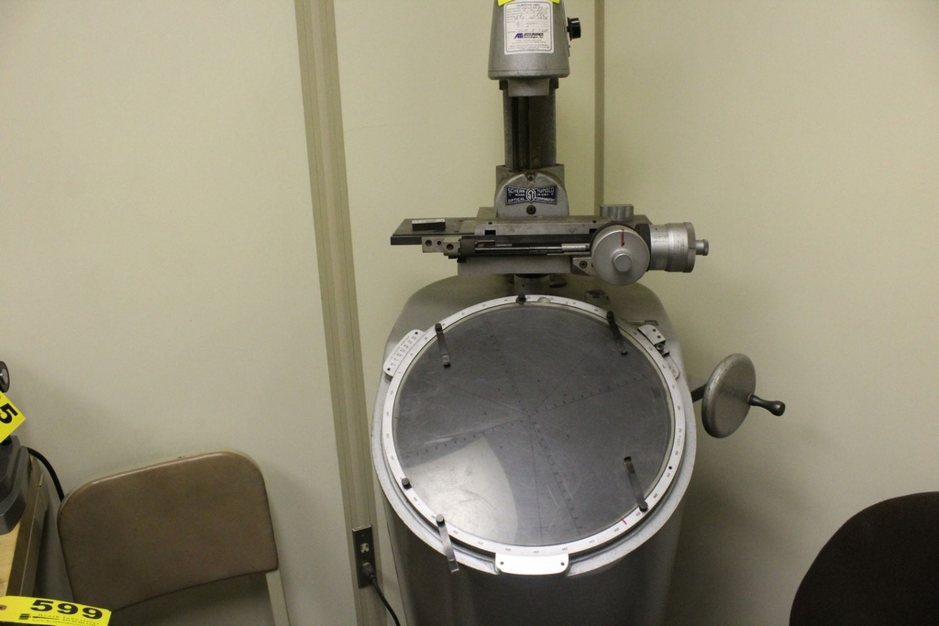 SCHERR TUMICO 14” MODEL 22-1500 OPTICAL COMPARATOR, S/N 4276 - Image 2 of 3