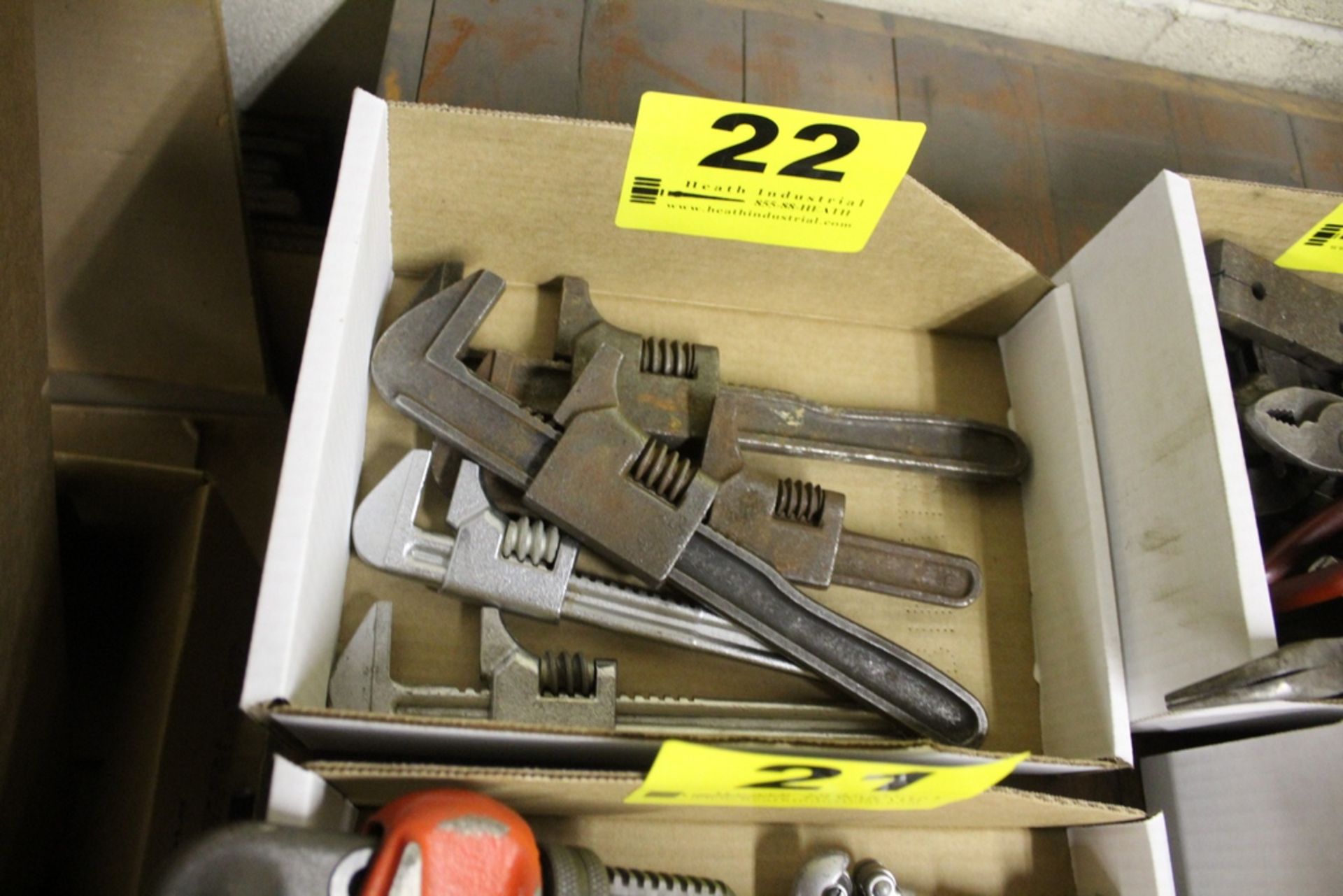 ASSORTED MONKEY WRENCHES