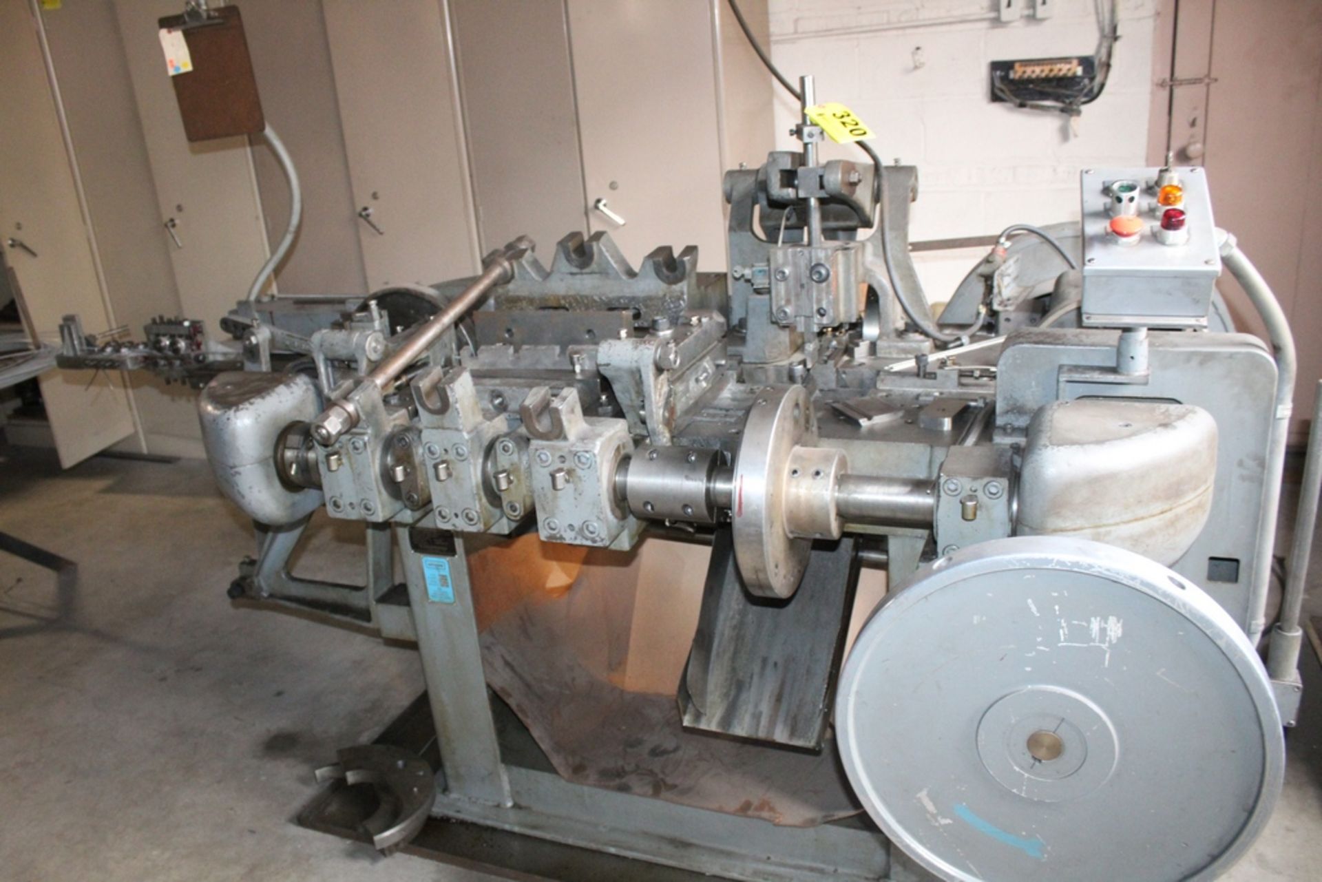 NILSON .187” NO. S-3F FOUR SLIDE FLAT STOCK & WIRE FORMING MACHINE, S/N 113775, 2” STRIP WIDTH, - Image 7 of 7