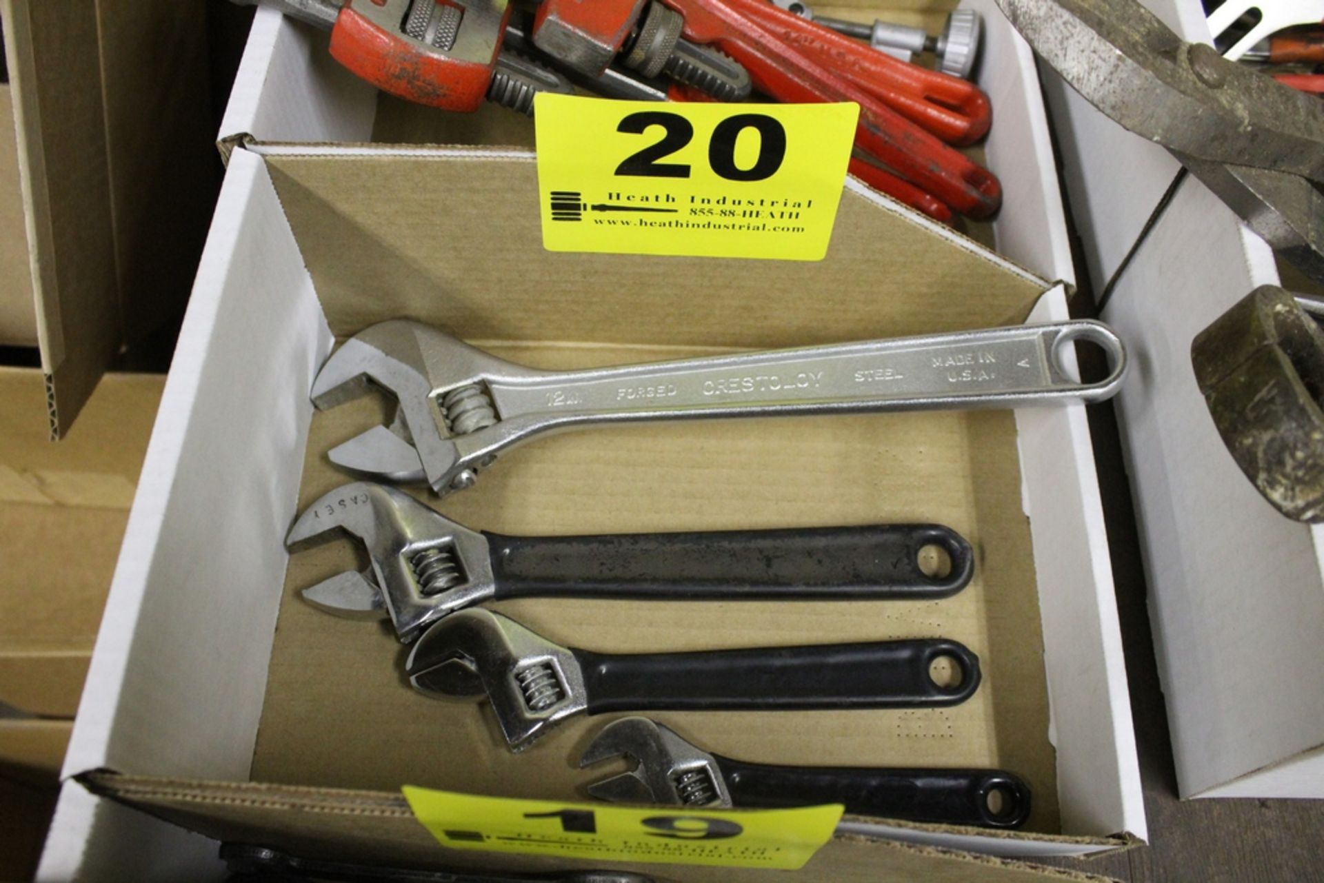 LOT OF (4) CRESCENT WRENCHES