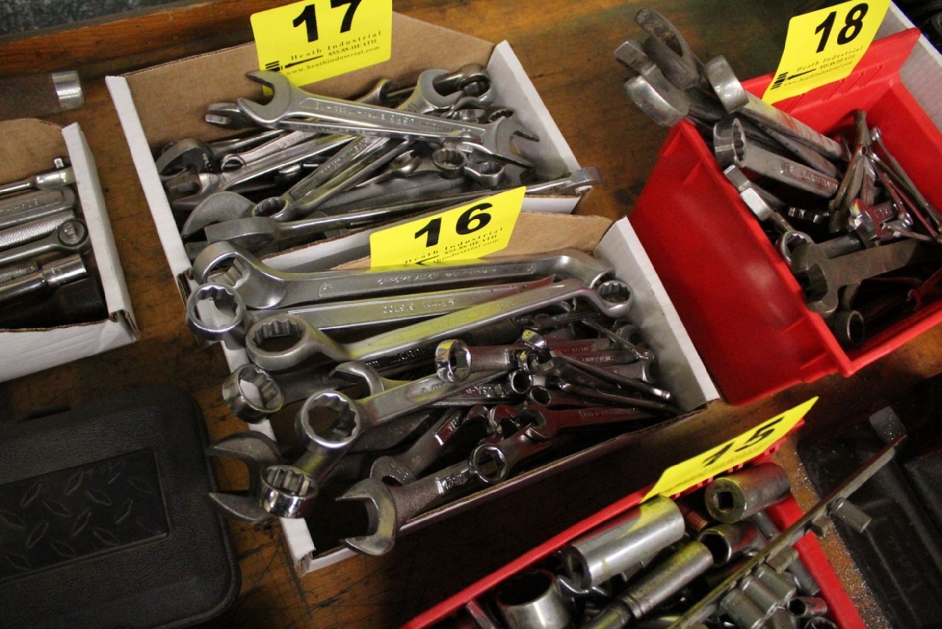 ASSORTED WRENCHES IN BOX