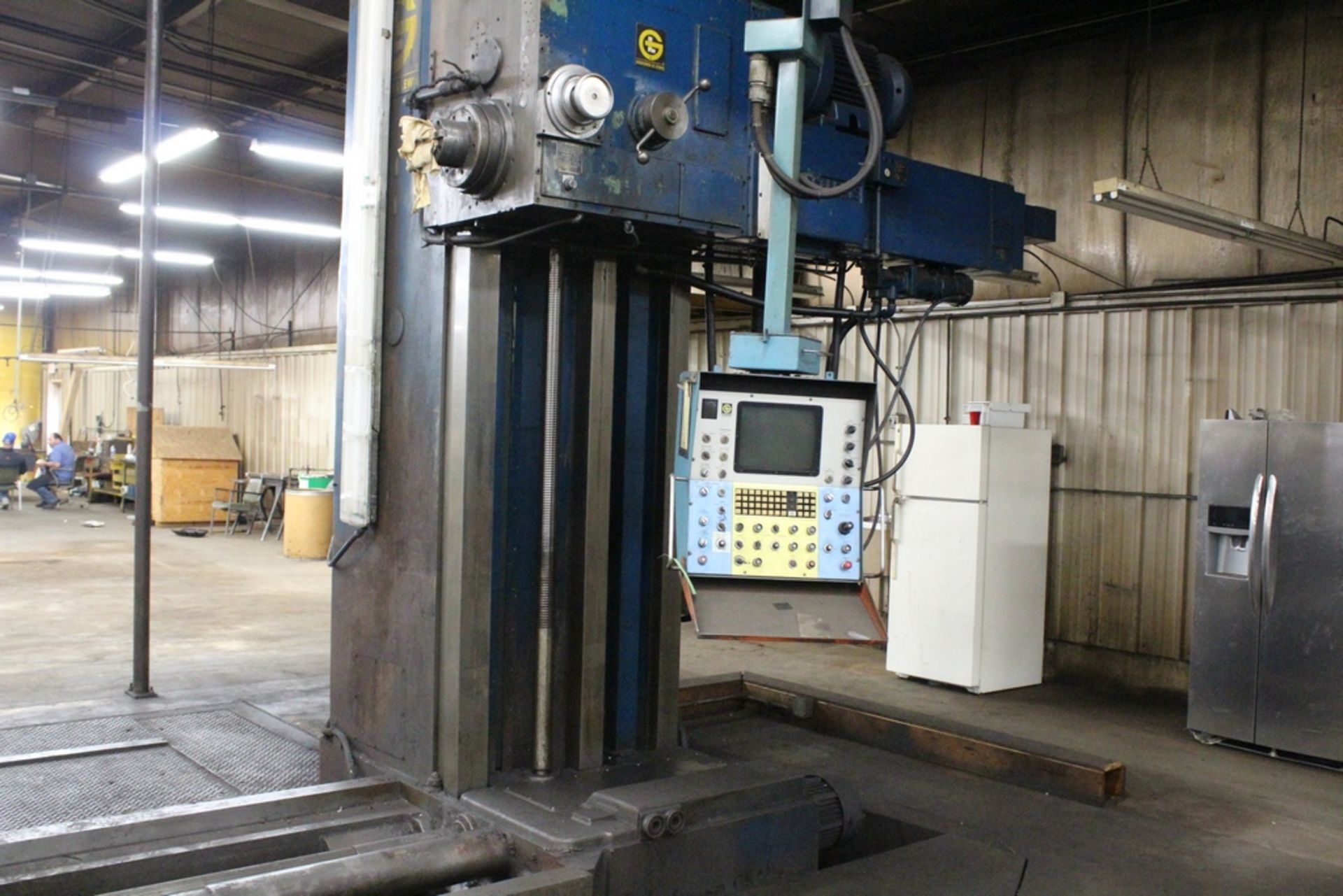 6” GIDDINGS & LEWIS MODEL 70-H6-T TABLE TYPE HORIZONTAL BORING MILL, 60” X 144” TABLE, - Image 8 of 9