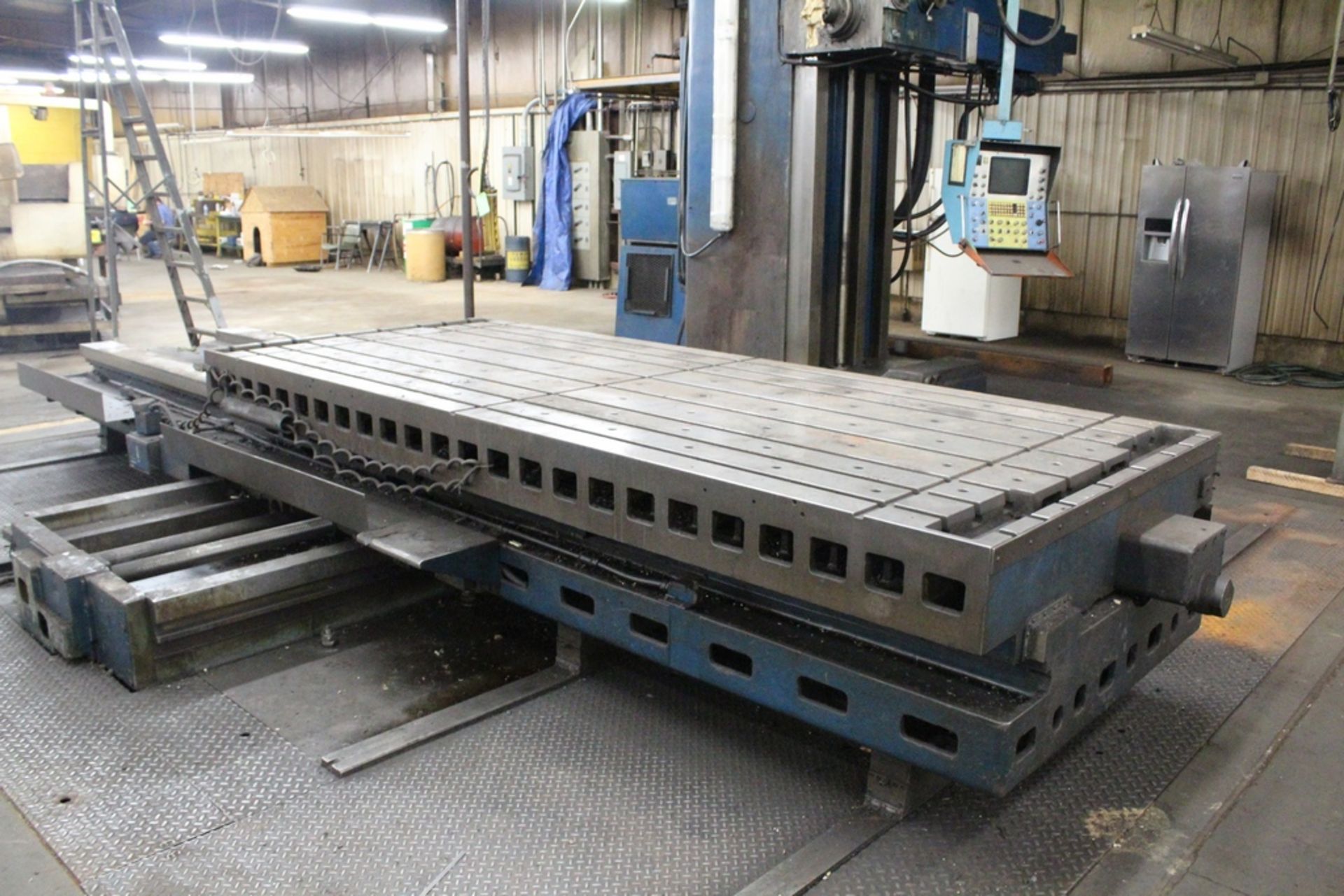 6” GIDDINGS & LEWIS MODEL 70-H6-T TABLE TYPE HORIZONTAL BORING MILL, 60” X 144” TABLE, - Image 3 of 9