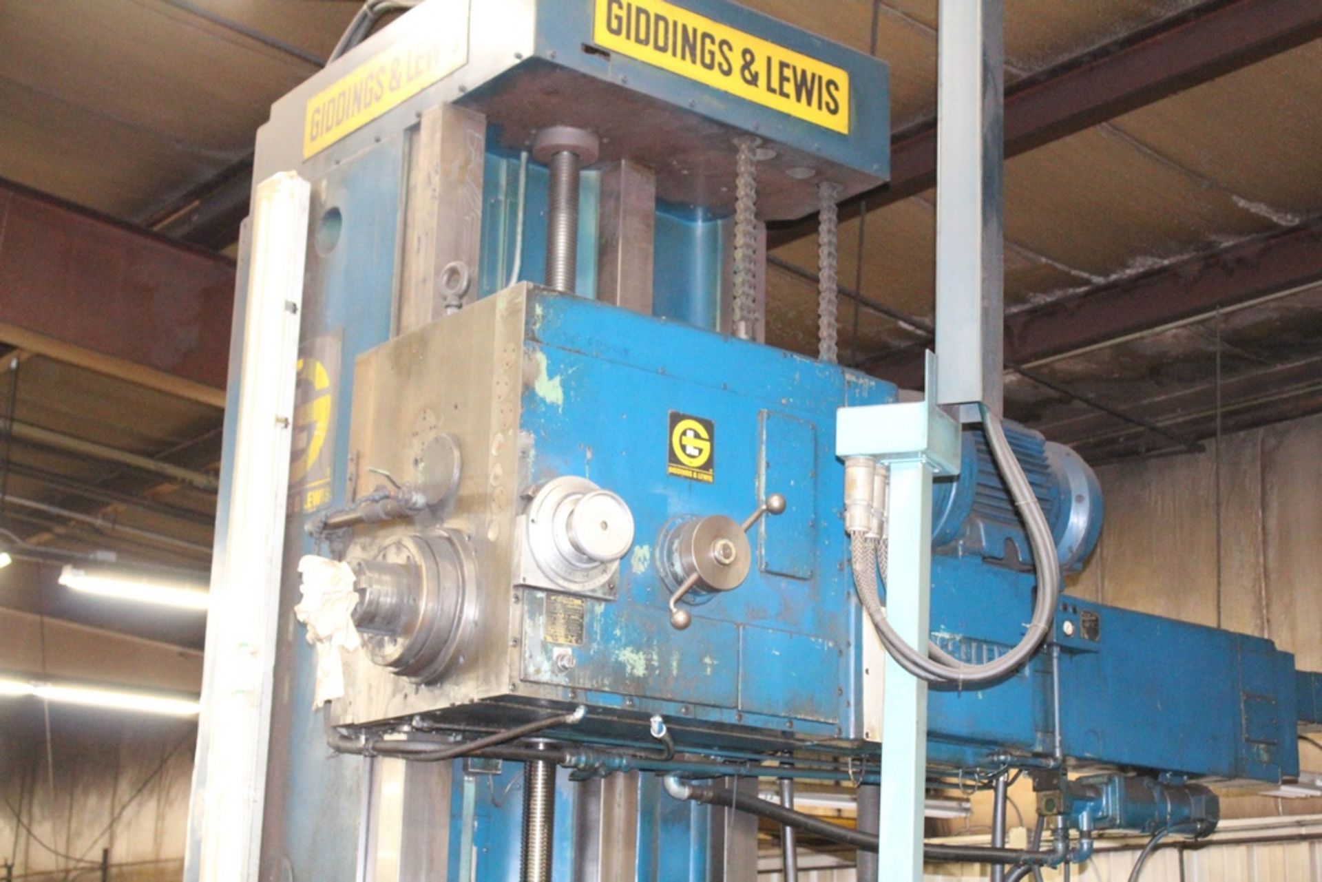 6” GIDDINGS & LEWIS MODEL 70-H6-T TABLE TYPE HORIZONTAL BORING MILL, 60” X 144” TABLE, - Image 4 of 9