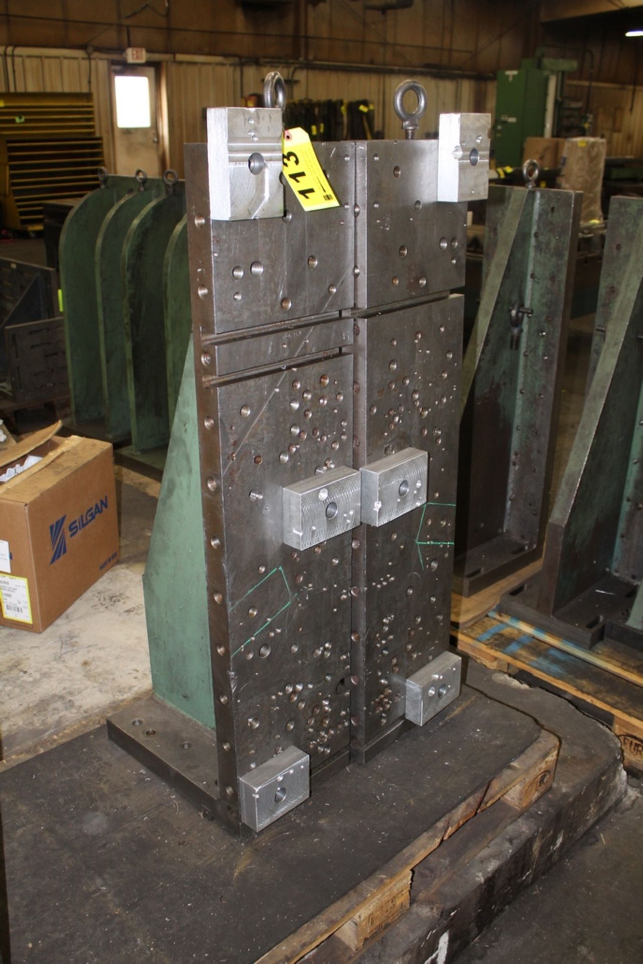 (2) 12” X 48” X 17” DRILLED & TAPPED ANGLE PLATES