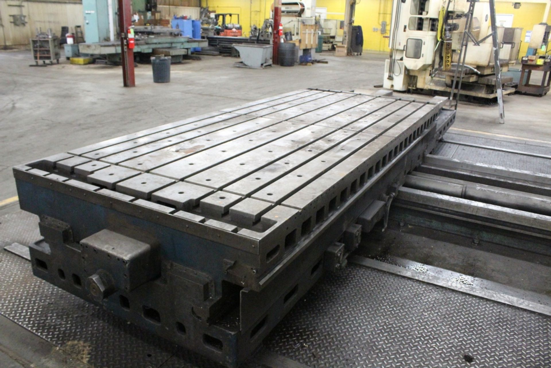 6” GIDDINGS & LEWIS MODEL 70-H6-T TABLE TYPE HORIZONTAL BORING MILL, 60” X 144” TABLE, - Image 9 of 9