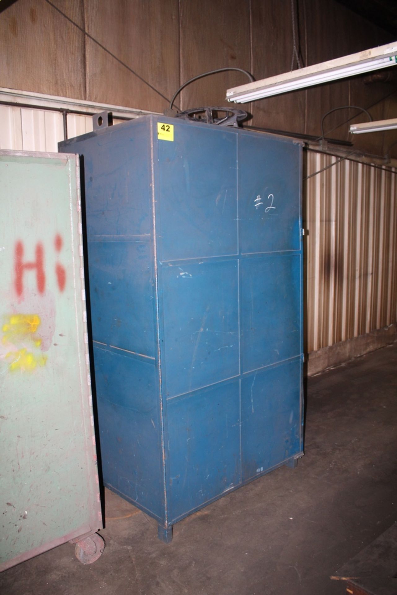 STEEL CABINET 46" X 36" X 88"