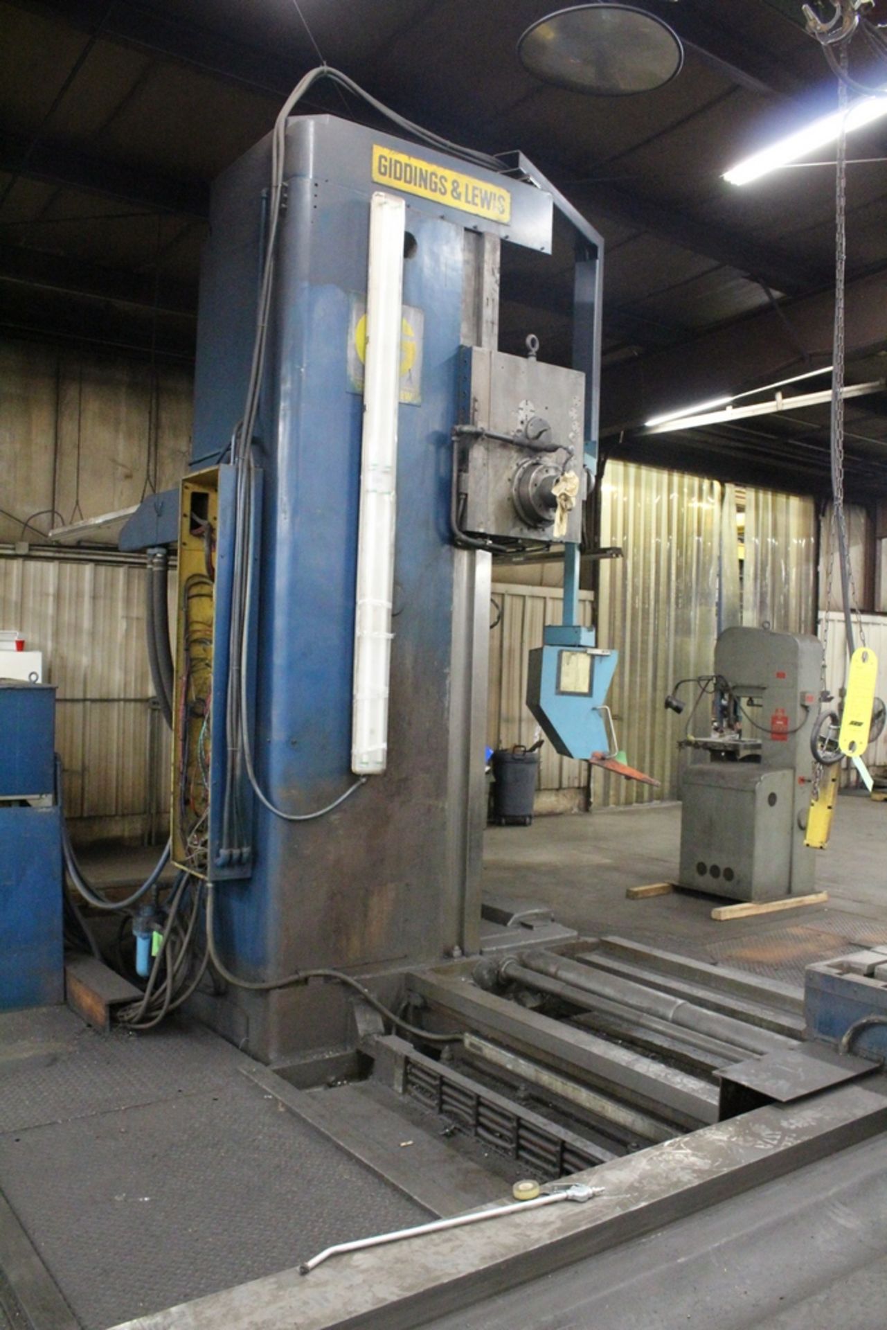 6” GIDDINGS & LEWIS MODEL 70-H6-T TABLE TYPE HORIZONTAL BORING MILL, 60” X 144” TABLE, - Image 2 of 9